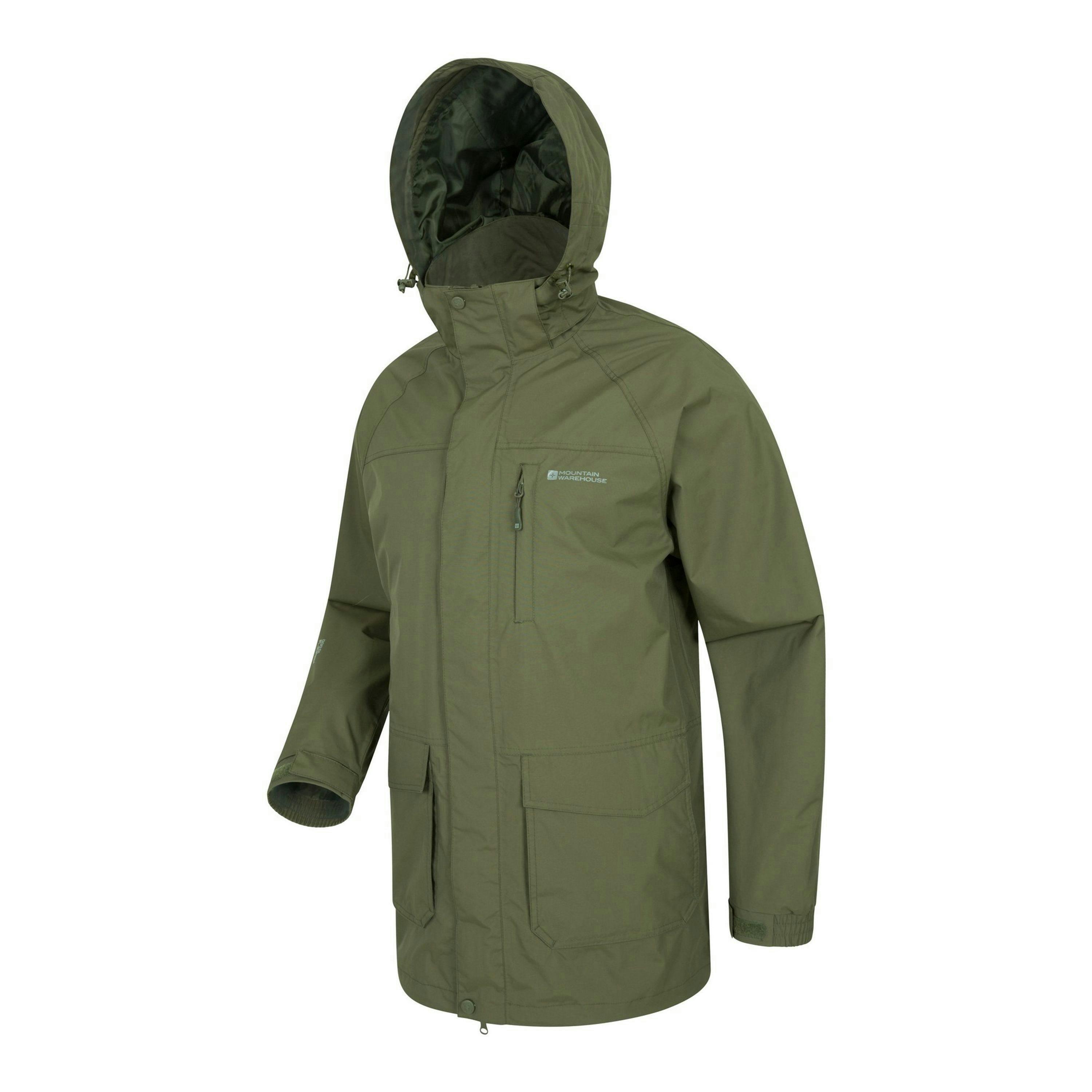 Mountain Warehouse Mens Glacier II Long Waterproof Jacket , view 4 of 5