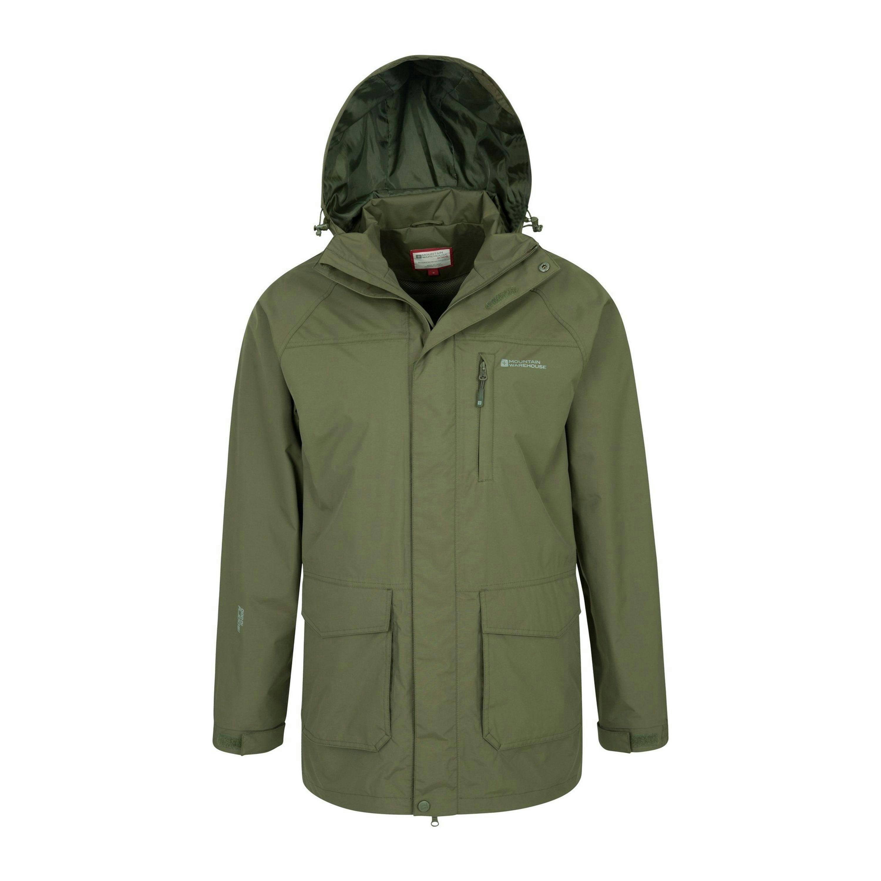 Mountain Warehouse Mens Glacier II Long Waterproof Jacket , view 5 of 5