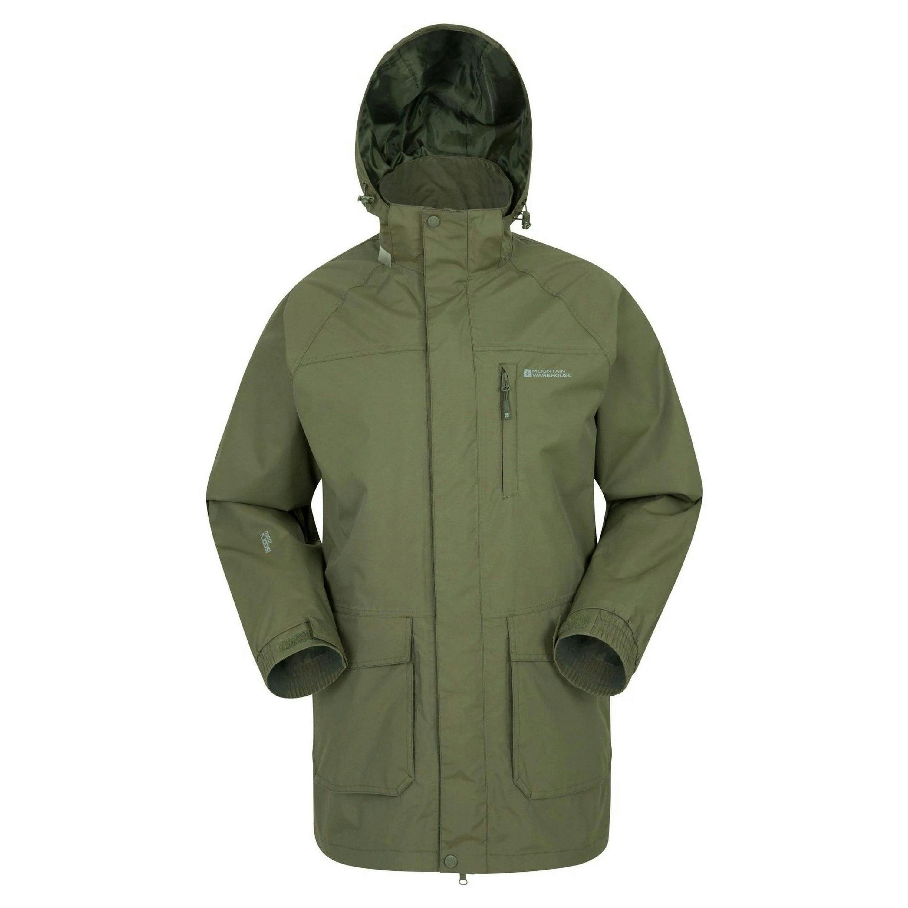 Mountain Warehouse Mens Glacier II Long Waterproof Jacket , view 1 of 5