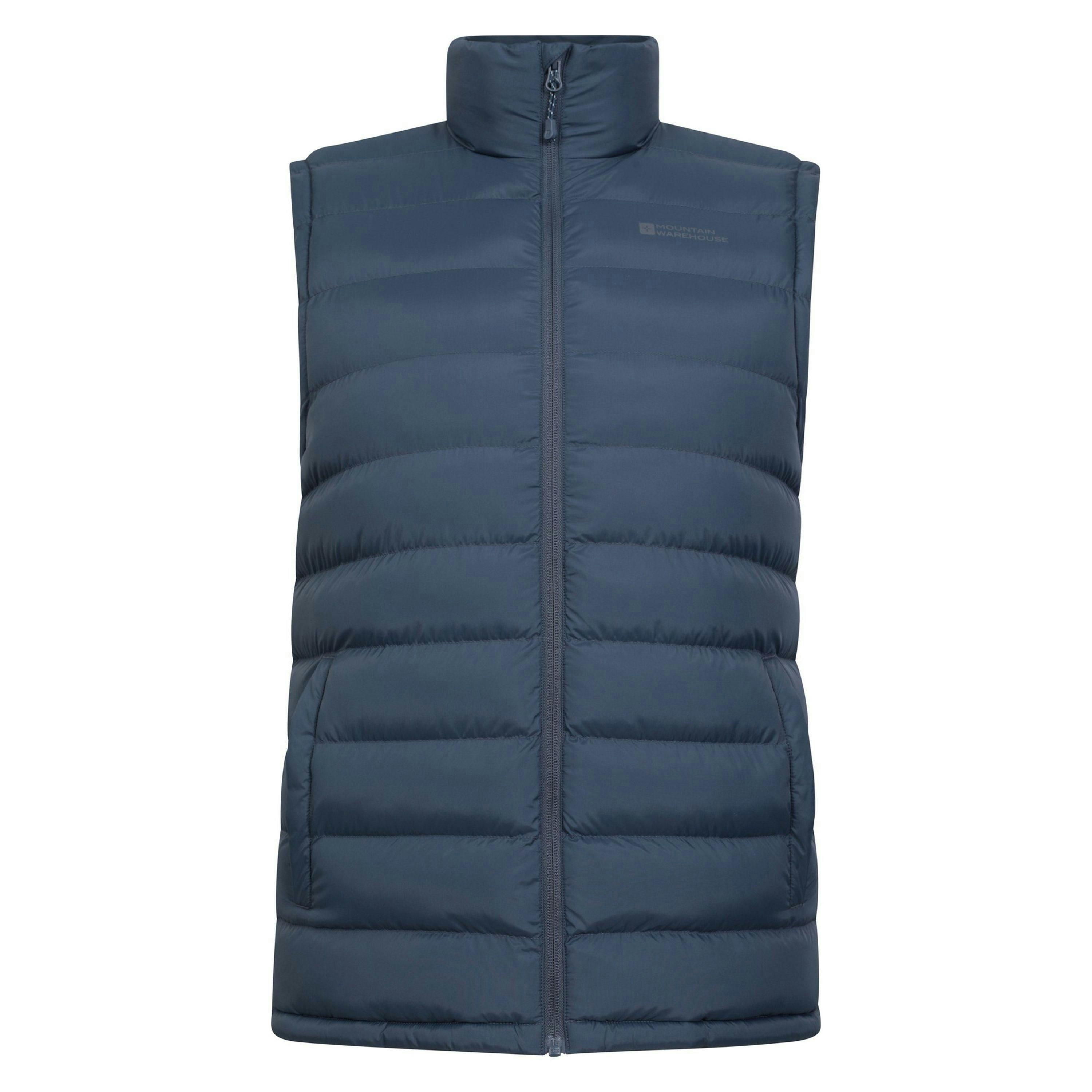 Mountain Warehouse Mens Seasons Faux Fur Lined Padded Gilet , view 1 of 4