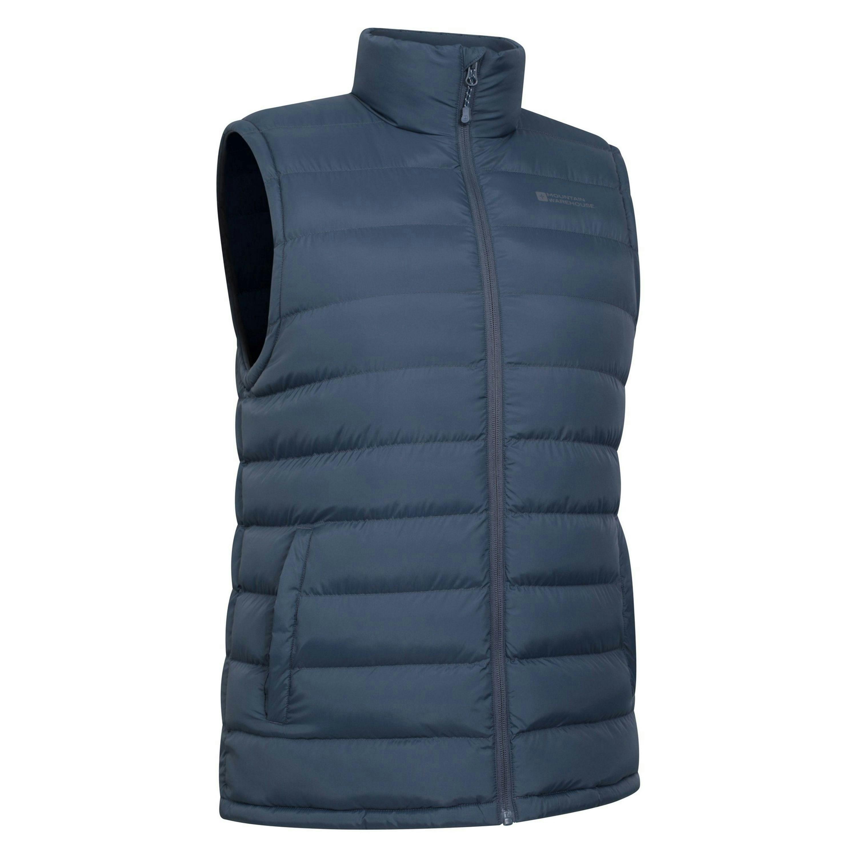 Mountain Warehouse Mens Seasons Faux Fur Lined Padded Gilet , view 3 of 4