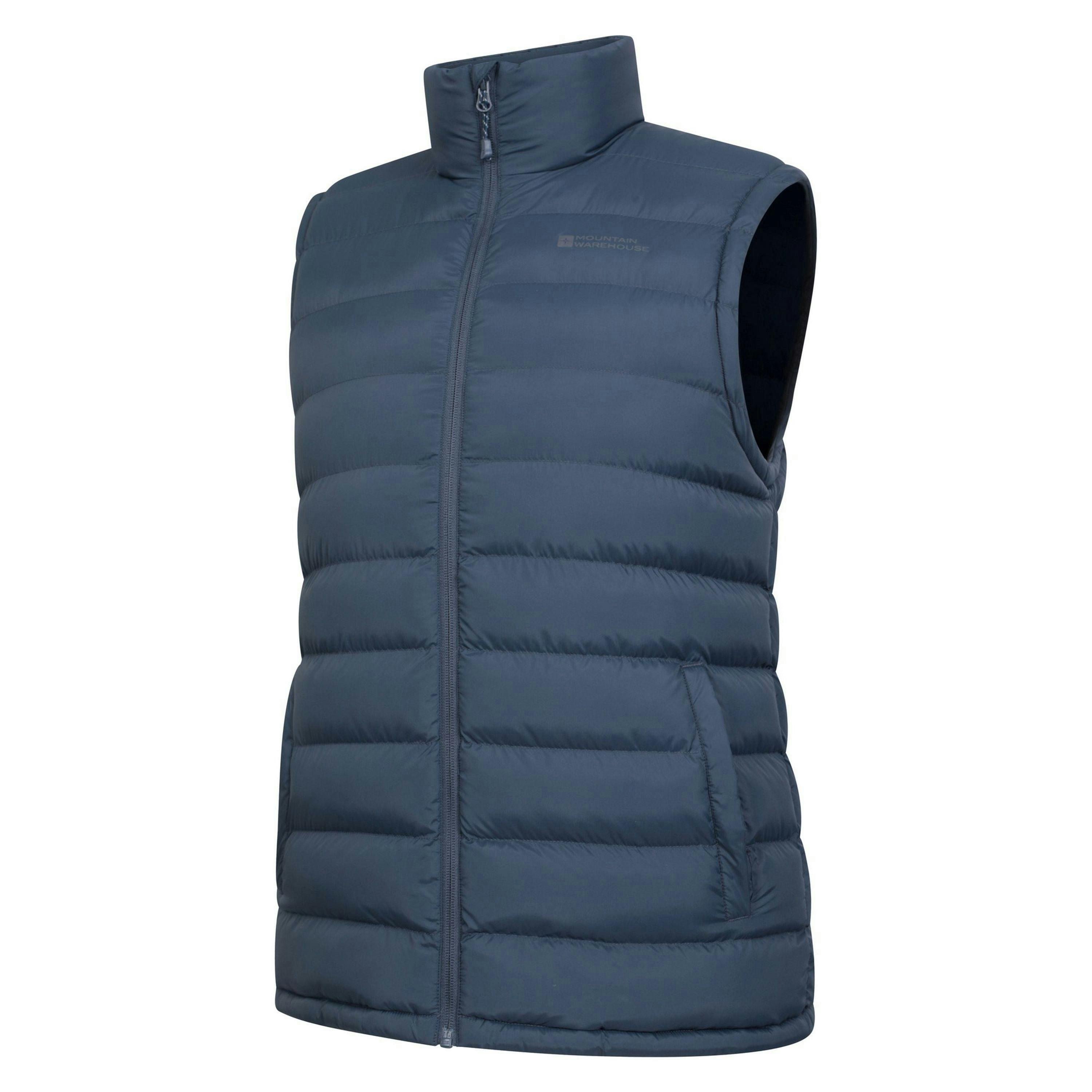Mountain Warehouse Mens Seasons Faux Fur Lined Padded Gilet , view 4 of 4