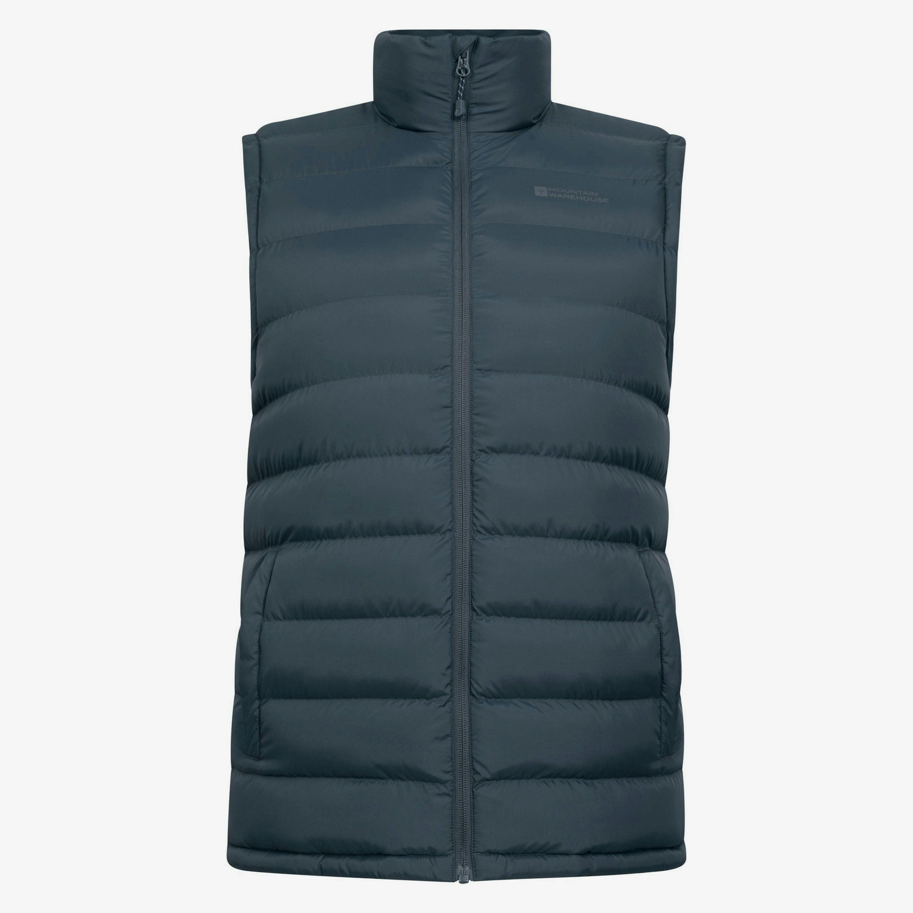 Mountain Warehouse Mens Seasons Faux Fur Lined Padded Gilet , view 1 of 4