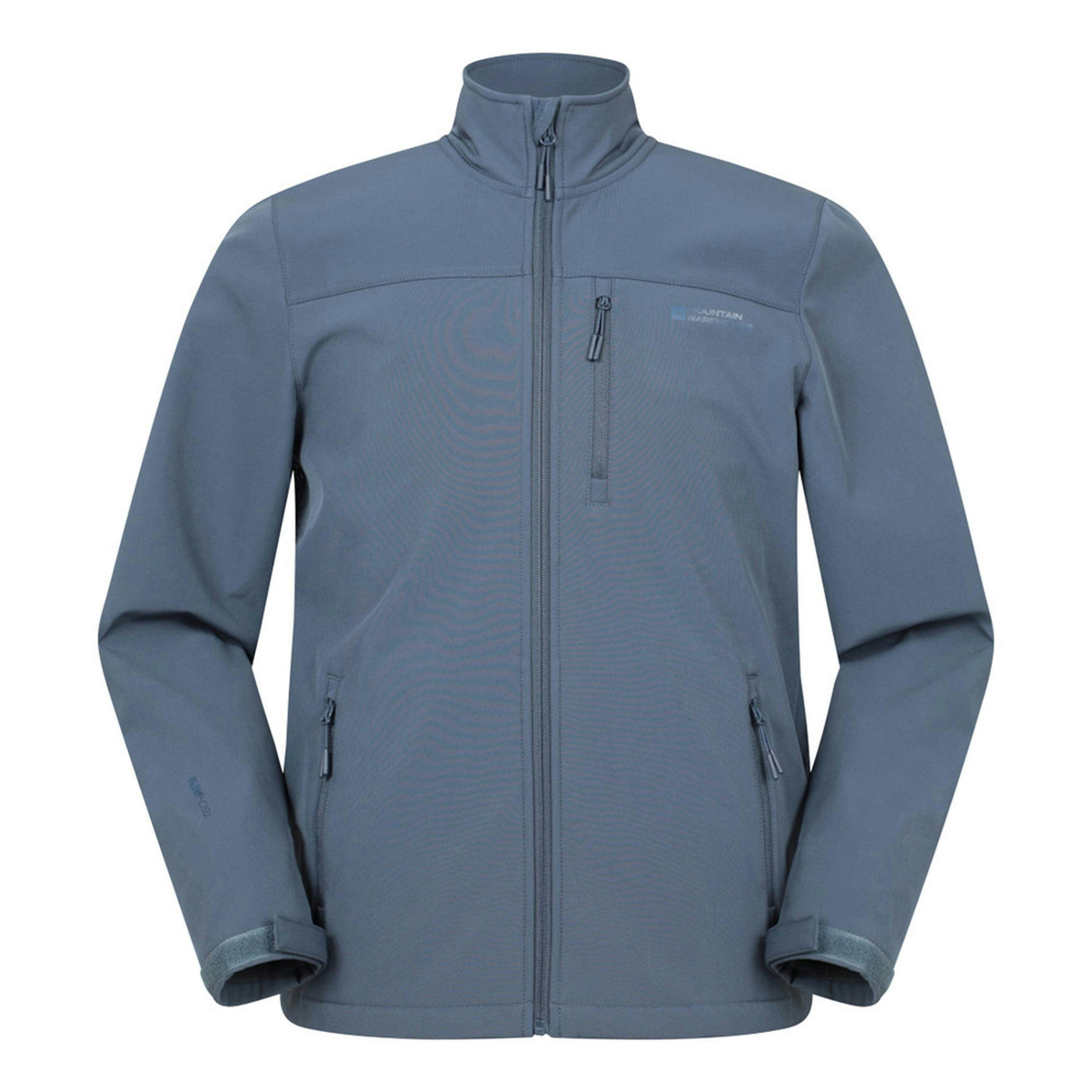 Mountain Warehouse Mens Grasmere Water Resistant Soft Shell Jacket , view 1 of 3