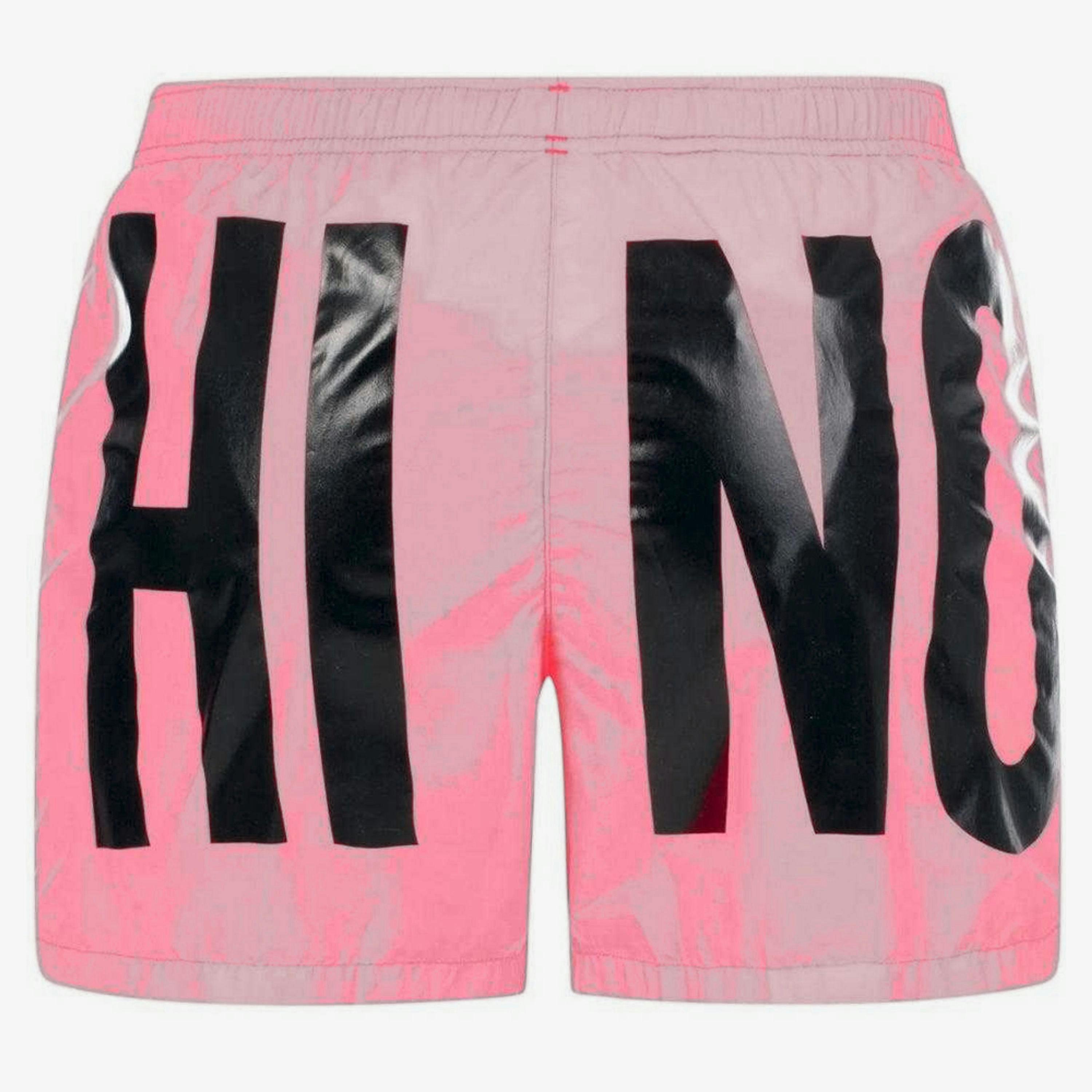 Moschino Mens Logo Polyester Swim Shorts , view 2 of 2