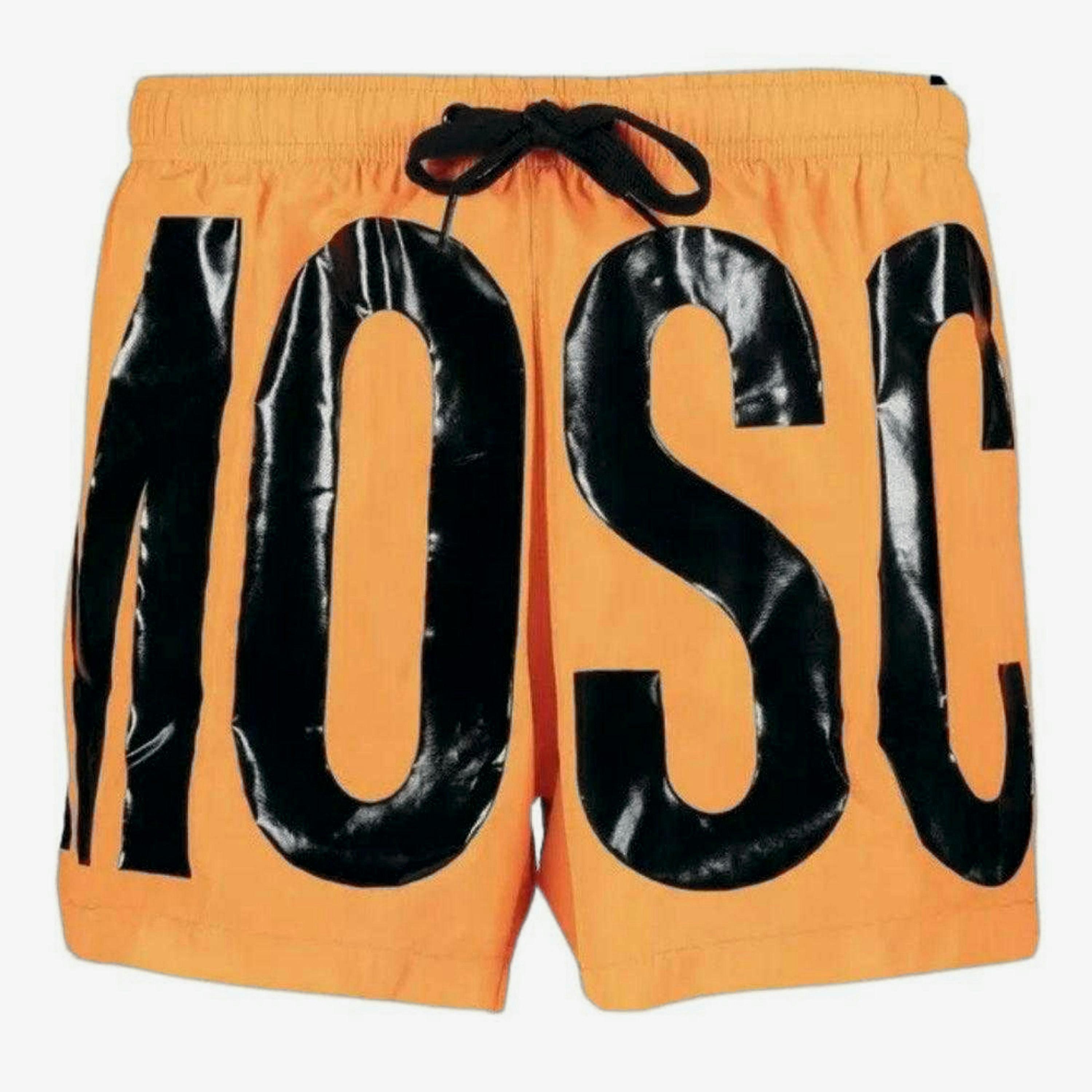Moschino Mens Logo Polyester Swim Shorts , view 1 of 1