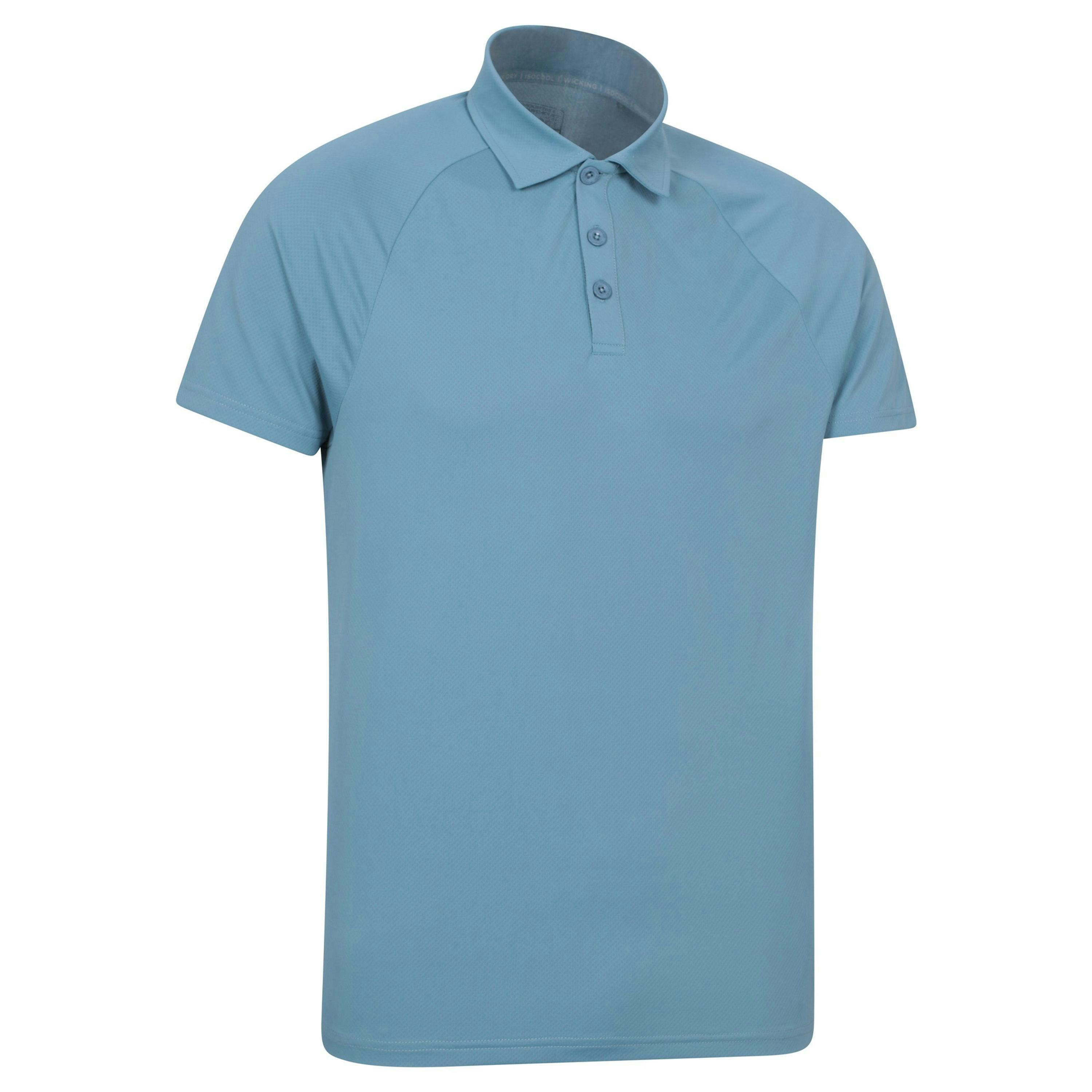 Mountain Warehouse Mens IsoCool Lightweight Polo Shirt , view 3 of 4