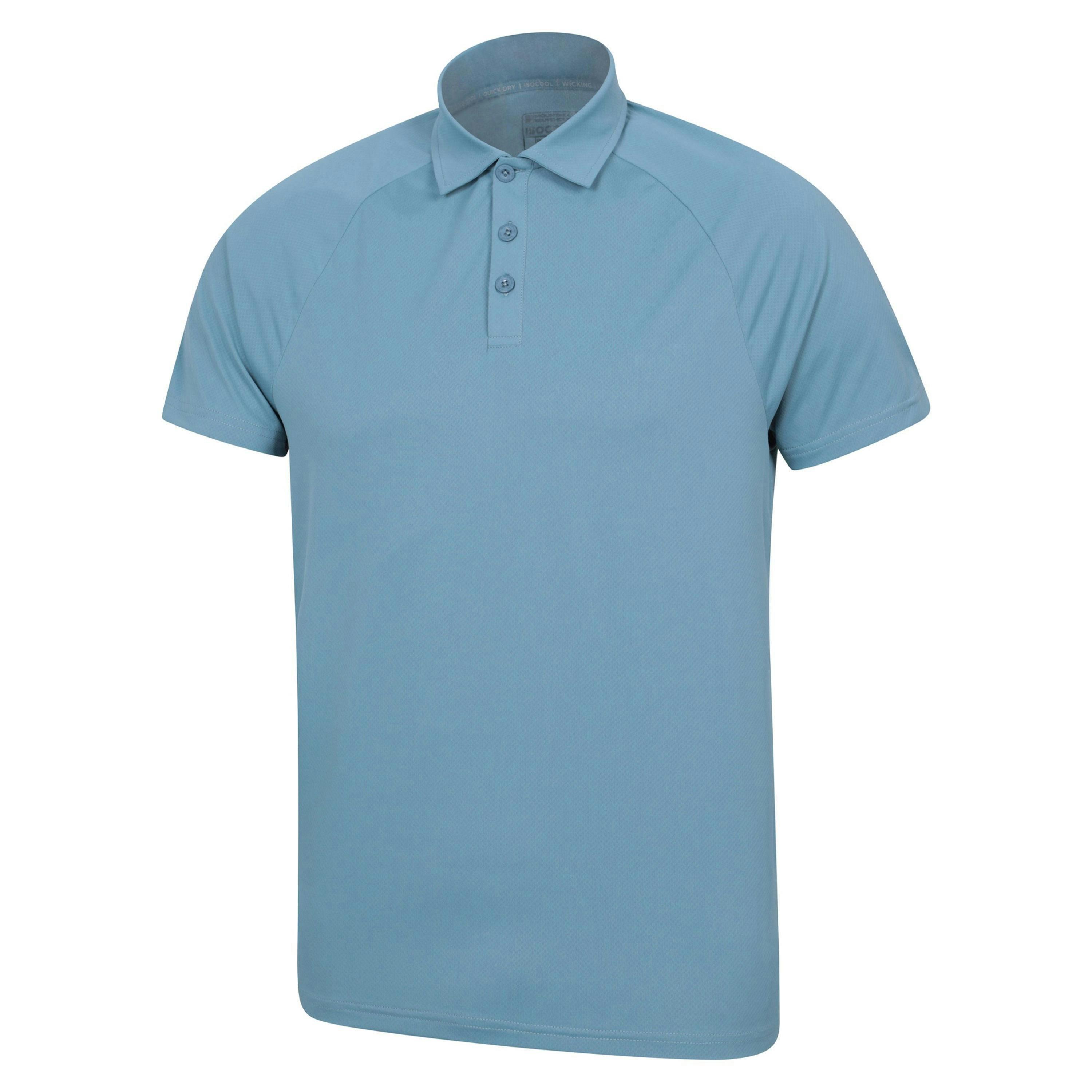 Mountain Warehouse Mens IsoCool Lightweight Polo Shirt , view 4 of 4