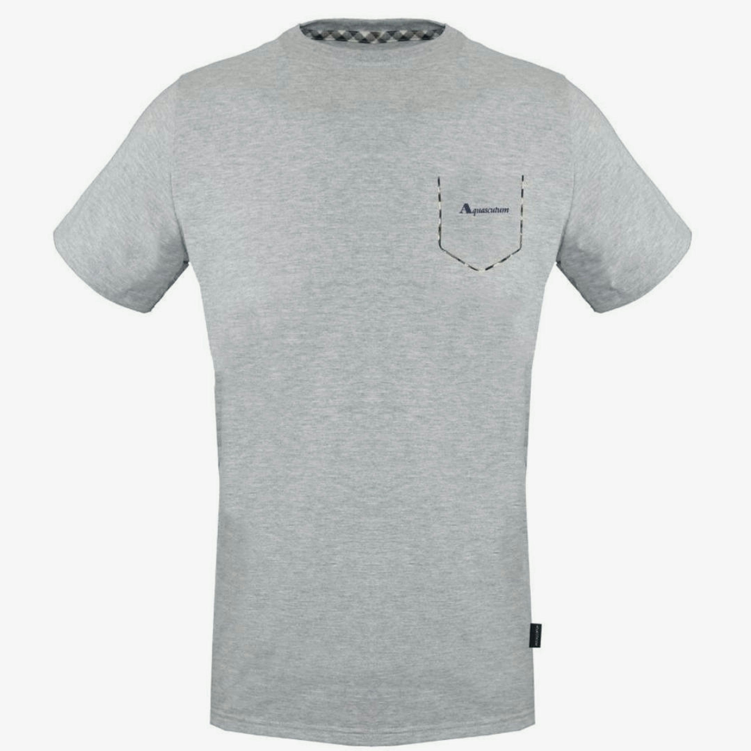 Aquascutum Mens Check Pocket T-Shirt , view 1 of 1