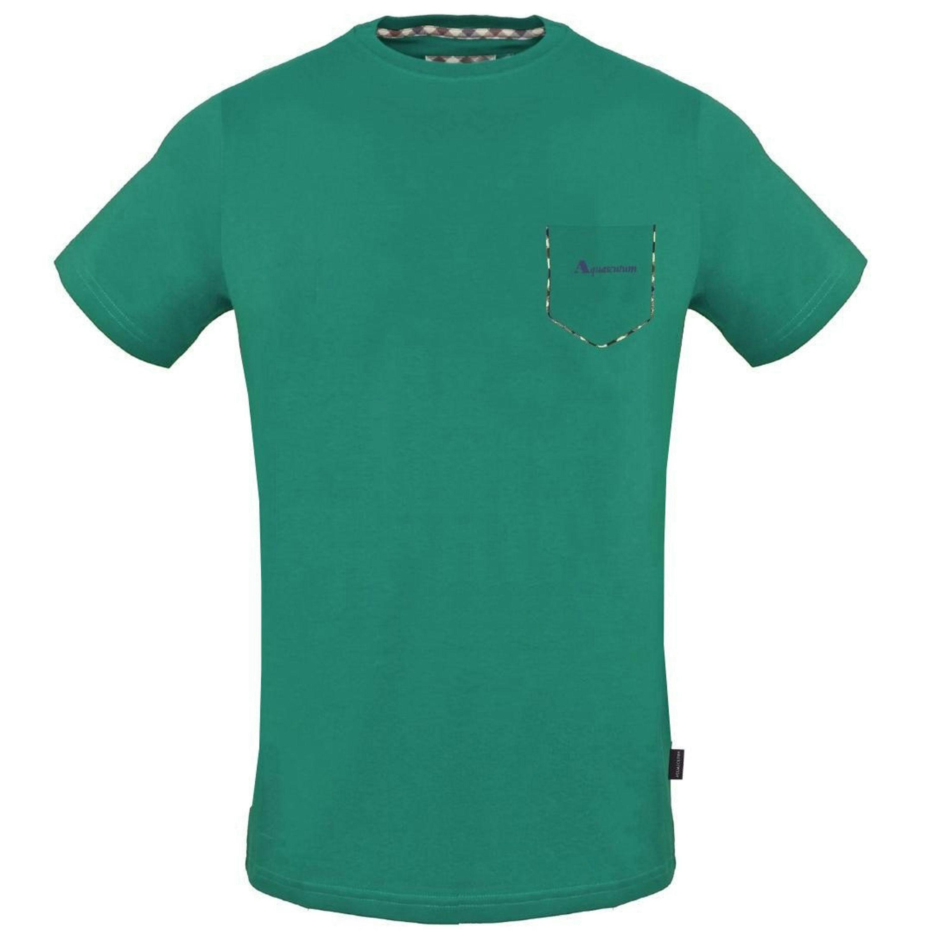 Aquascutum Mens Check Pocket T-Shirt , view 1 of 1