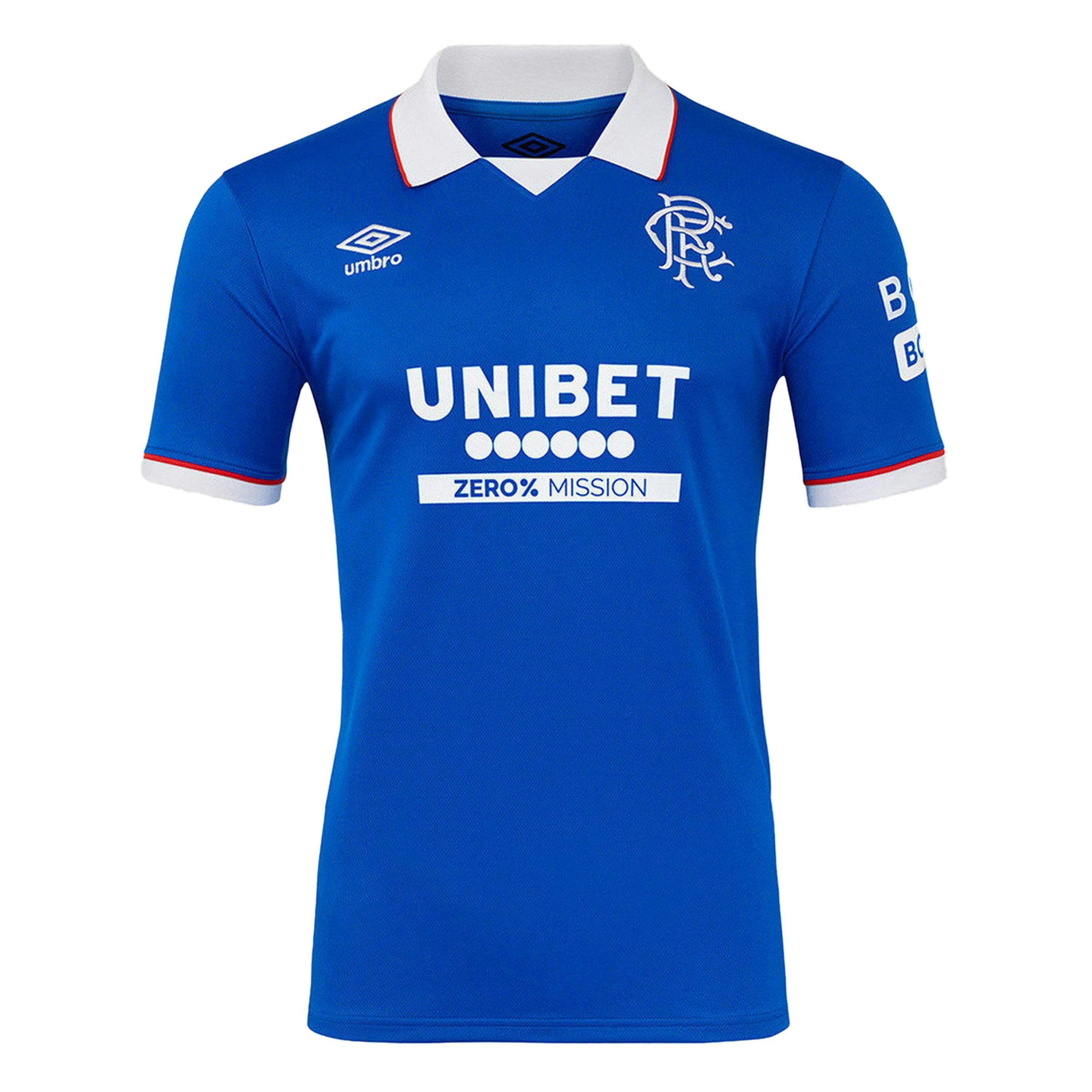 Umbro Mens 25/26 Rangers FC Short-Sleeved Home Shirt , view 1 of 2