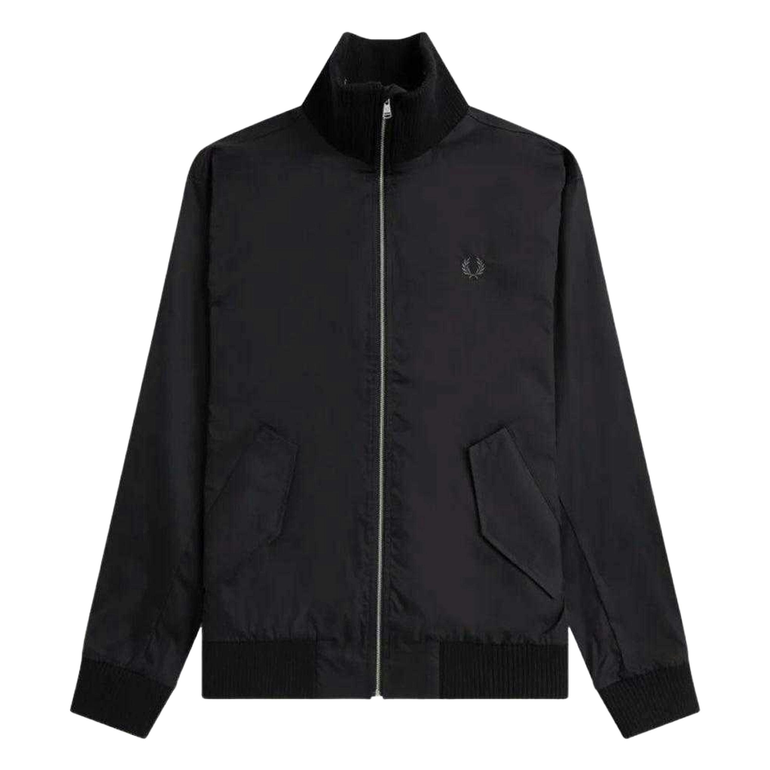 Fred Perry Mens Ribbed Tennis Bomber Jacket , view 1 of 3