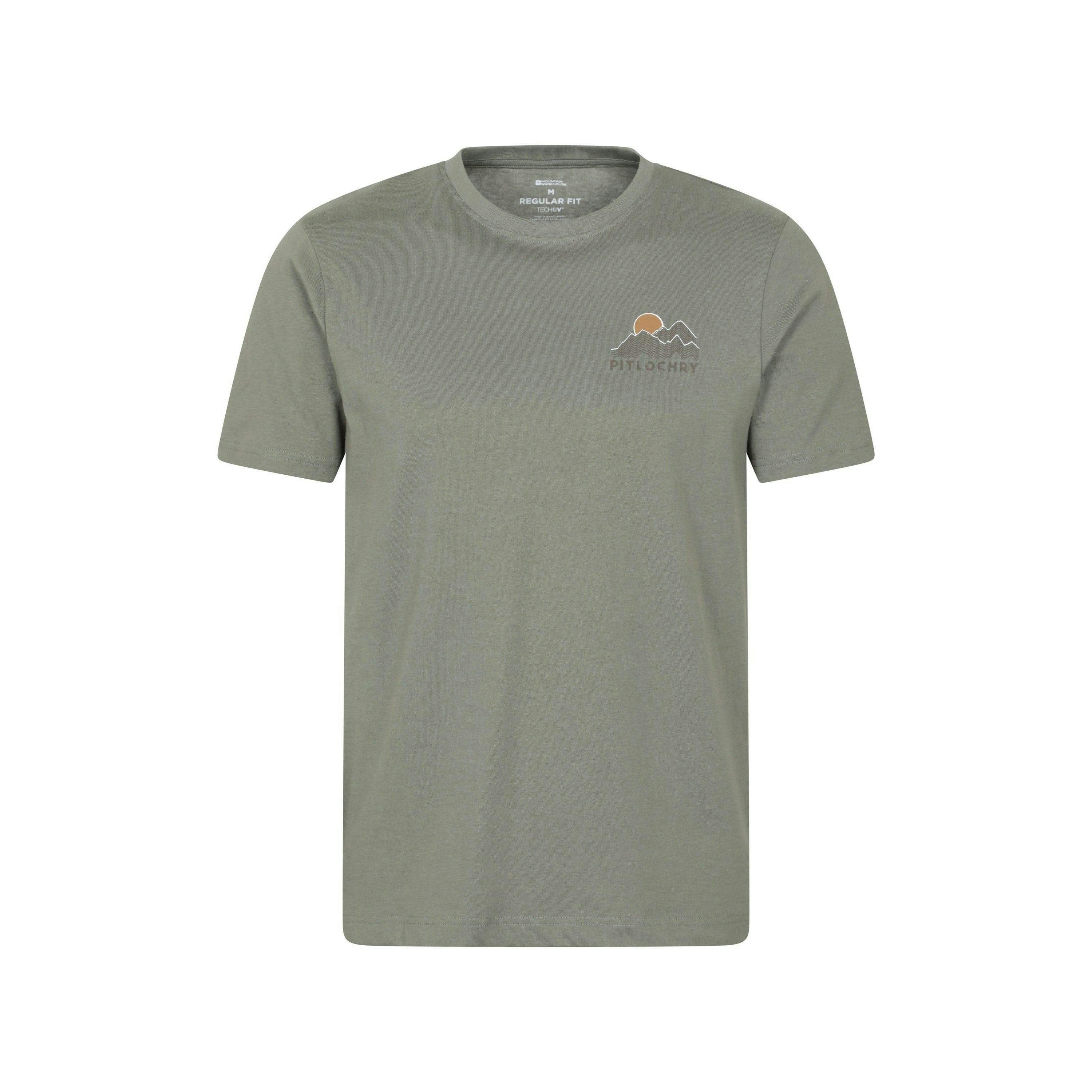Mountain Warehouse Mens Pitolchry Mountain Cotton T-Shirt , view 1 of 1