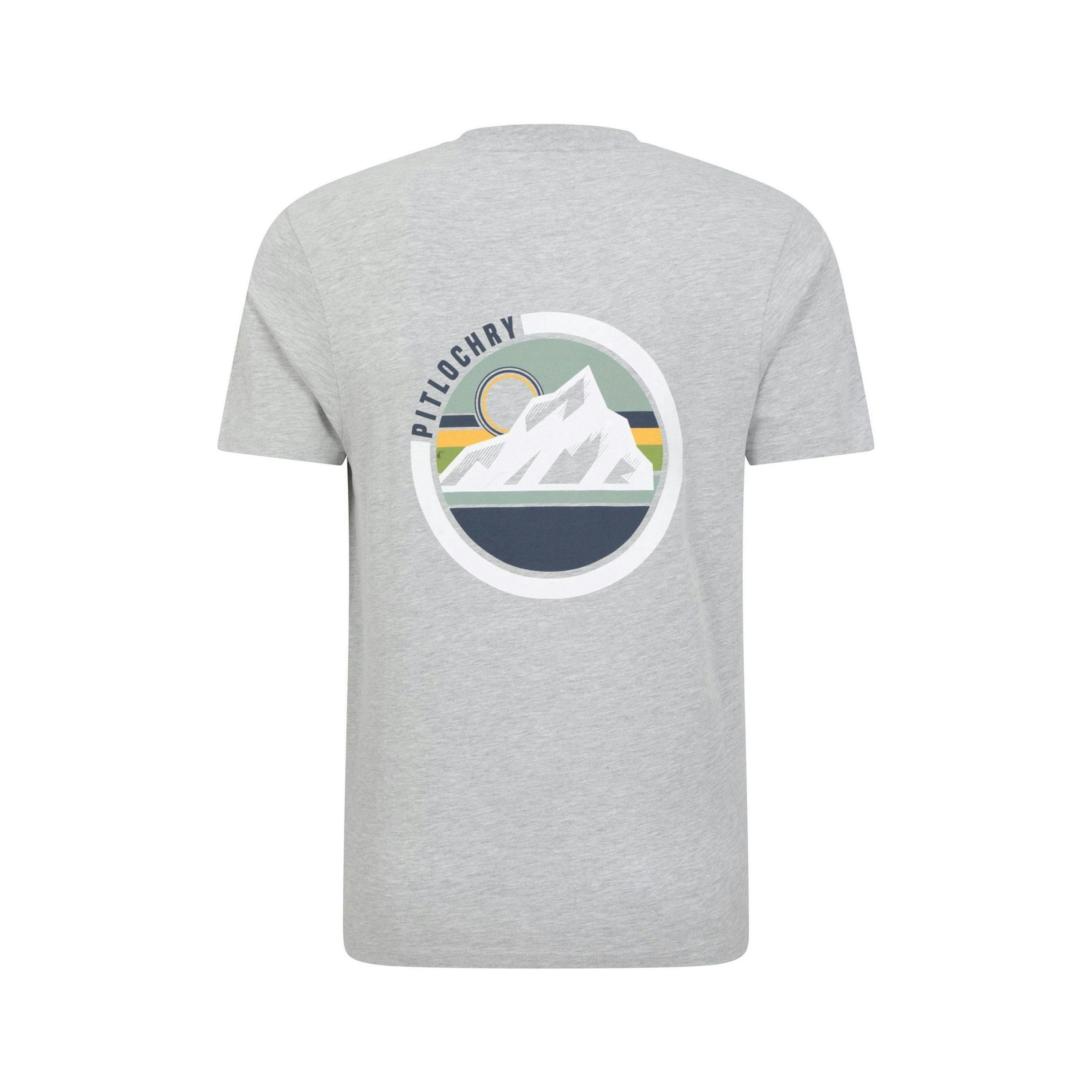 Mountain Warehouse Mens Pitolchry Mountain Cotton T-Shirt , view 2 of 4
