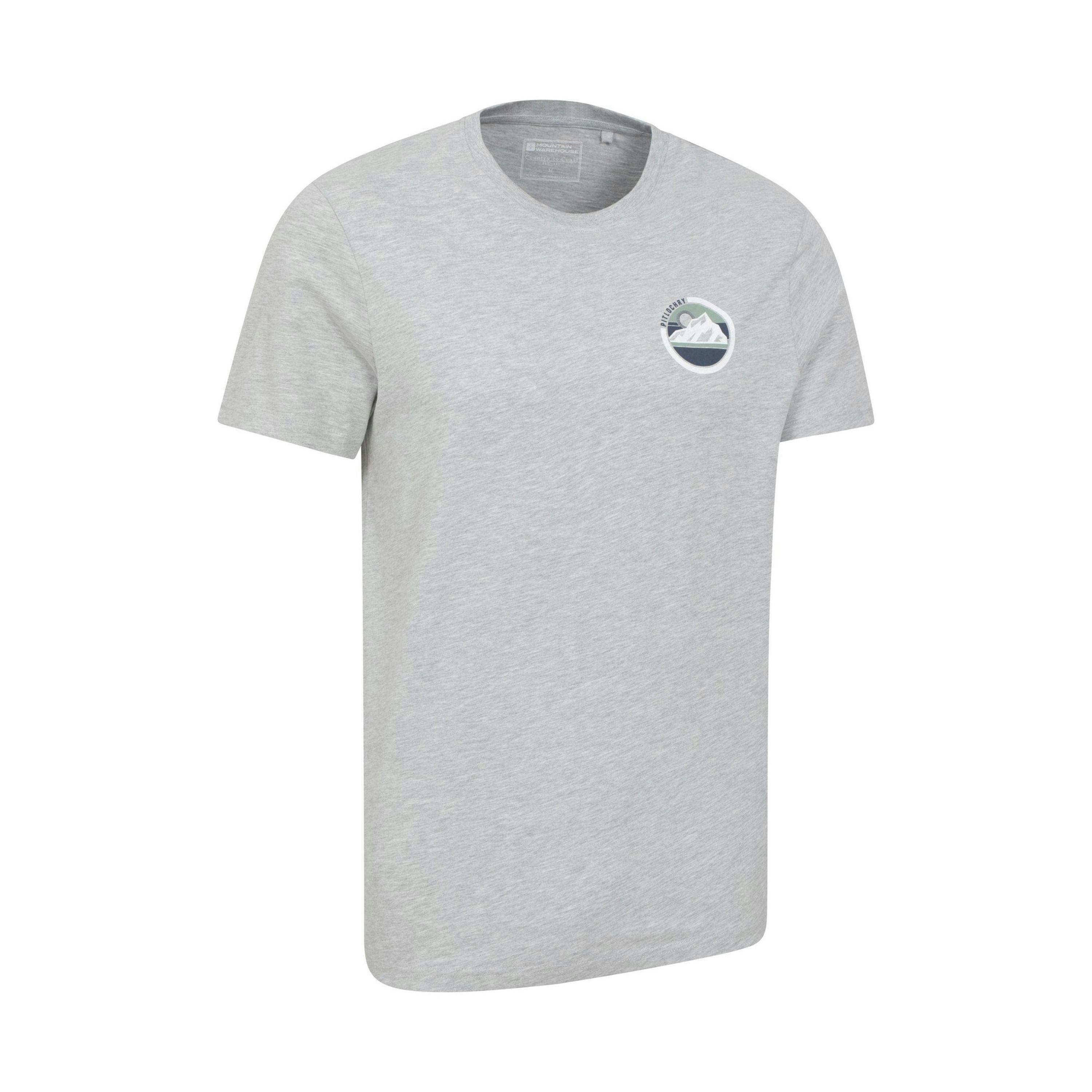 Mountain Warehouse Mens Pitolchry Mountain Cotton T-Shirt , view 4 of 4