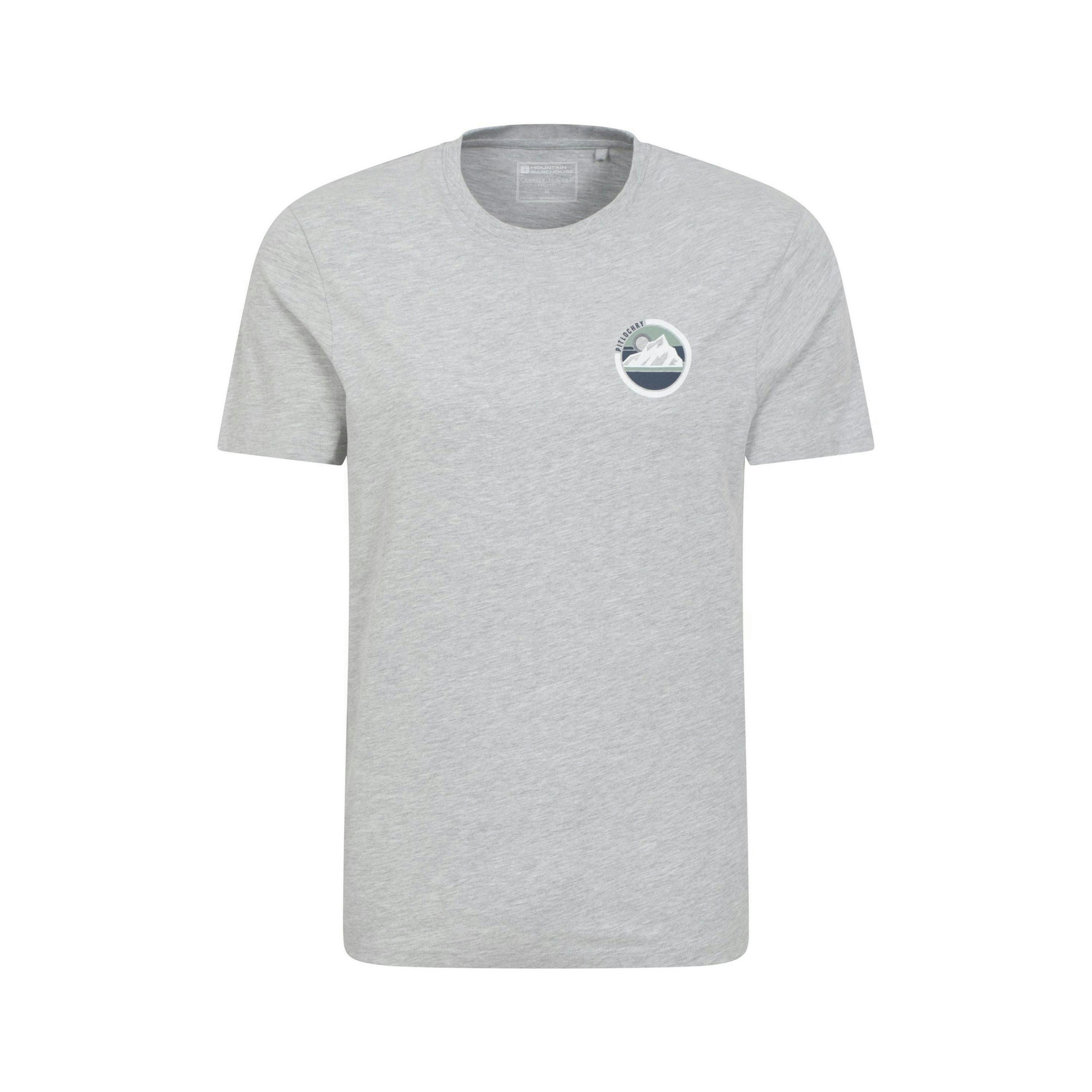 Mountain Warehouse Mens Pitolchry Mountain Cotton T-Shirt , view 1 of 4