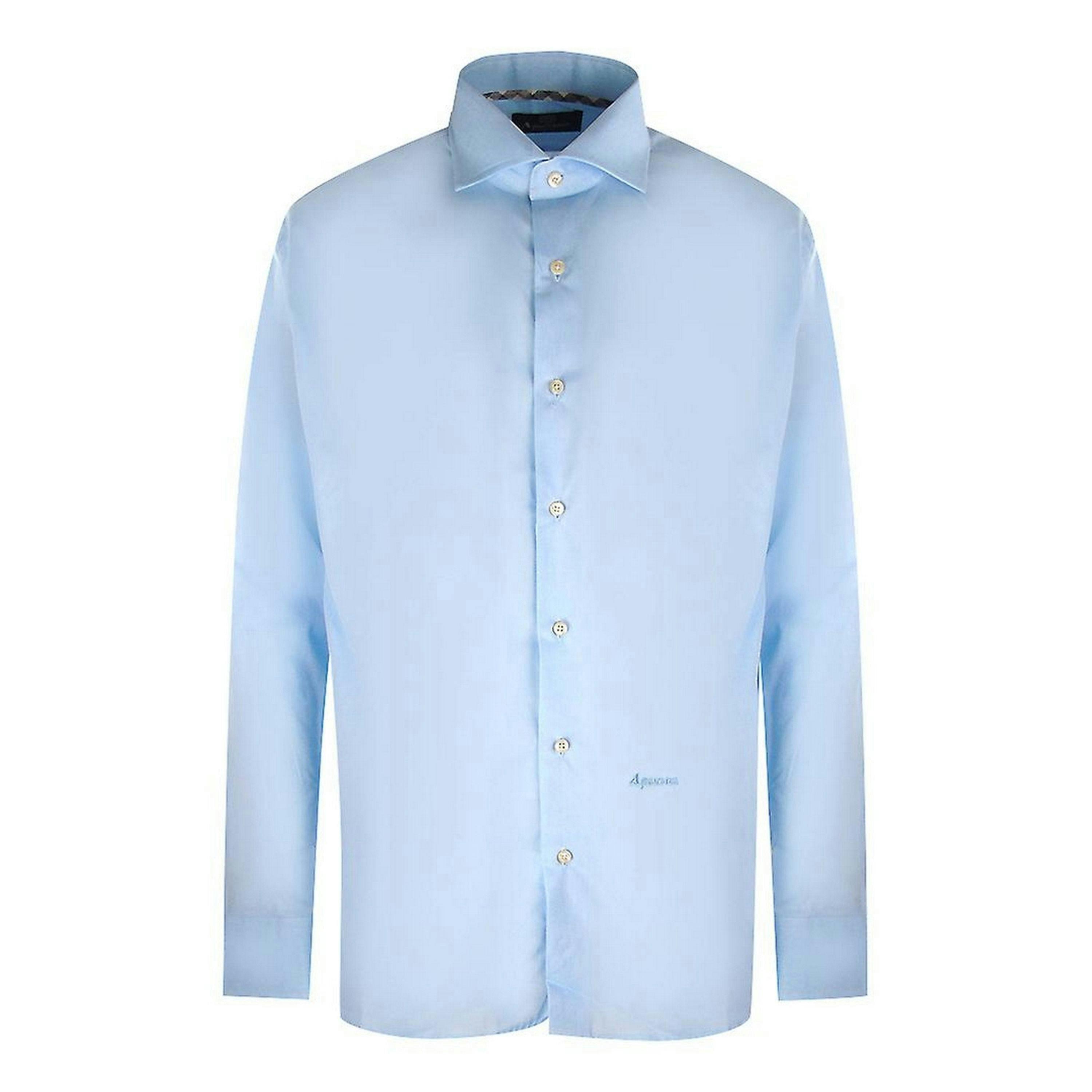 Aquascutum Mens Plain Long-Sleeved Shirt , view 1 of 2