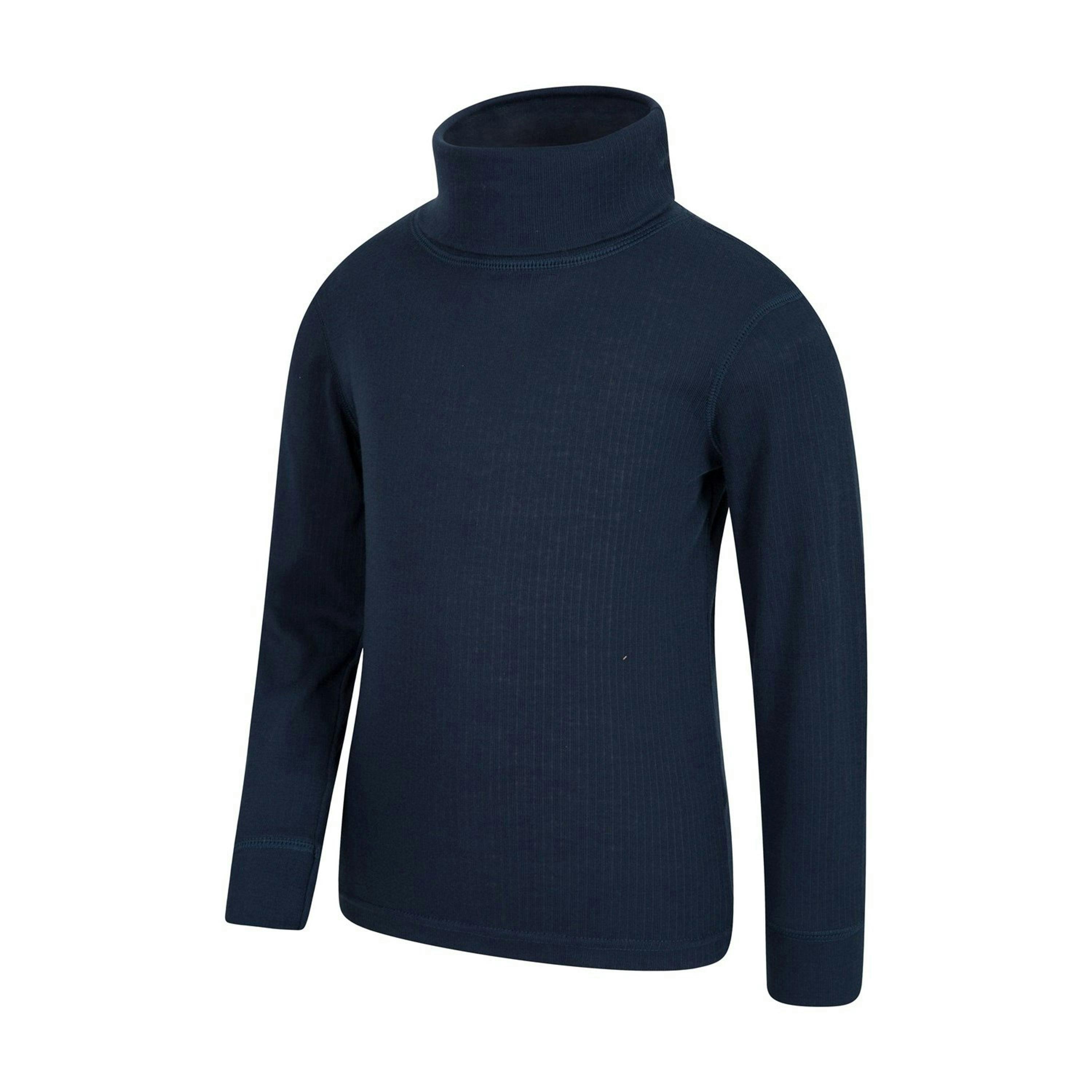 Mountain Warehouse Childrens/Kids Talus Roll Neck Long-Sleeved Top , view 3 of 4