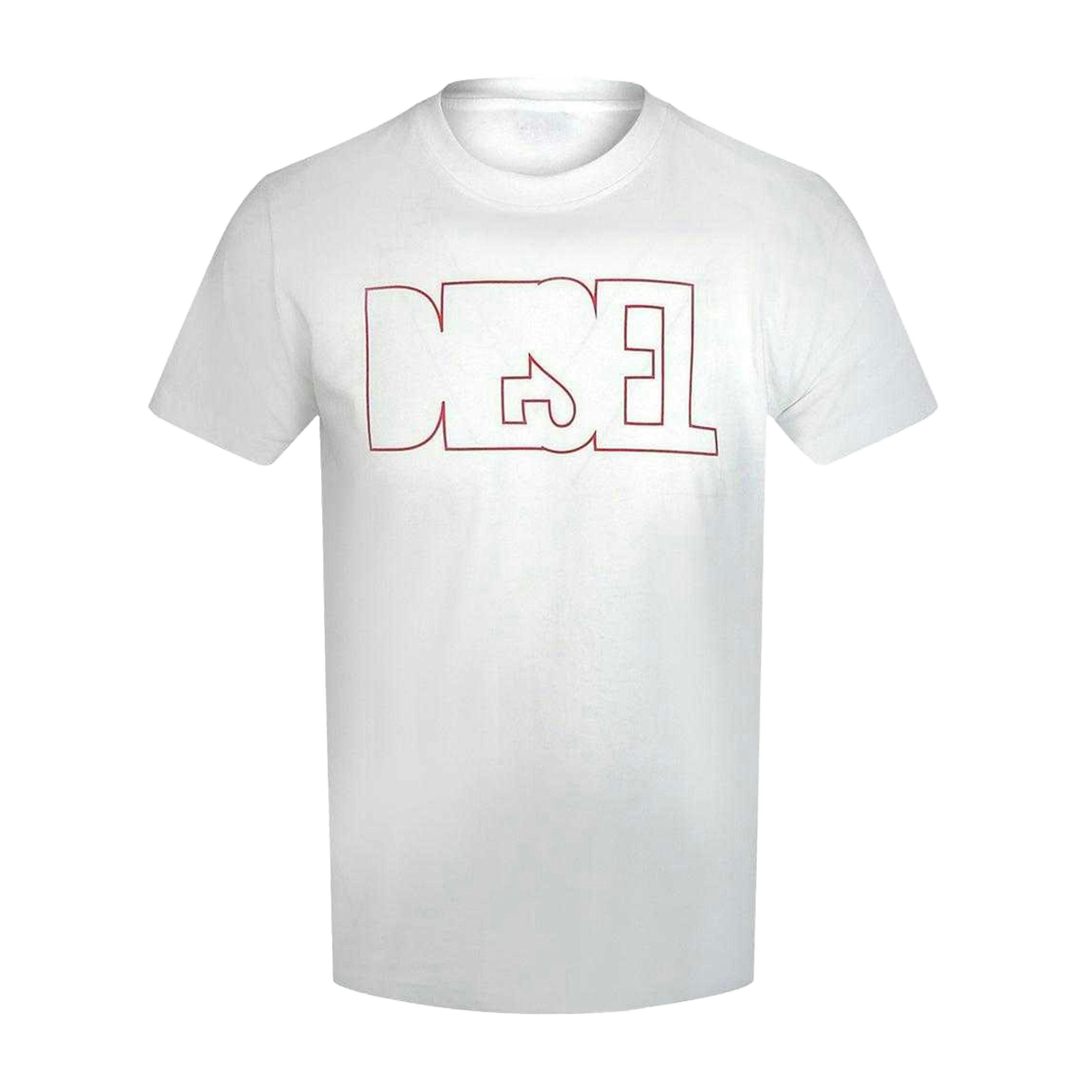 Diesel Unisex Adult Logo Outline T-Shirt , view 1 of 2
