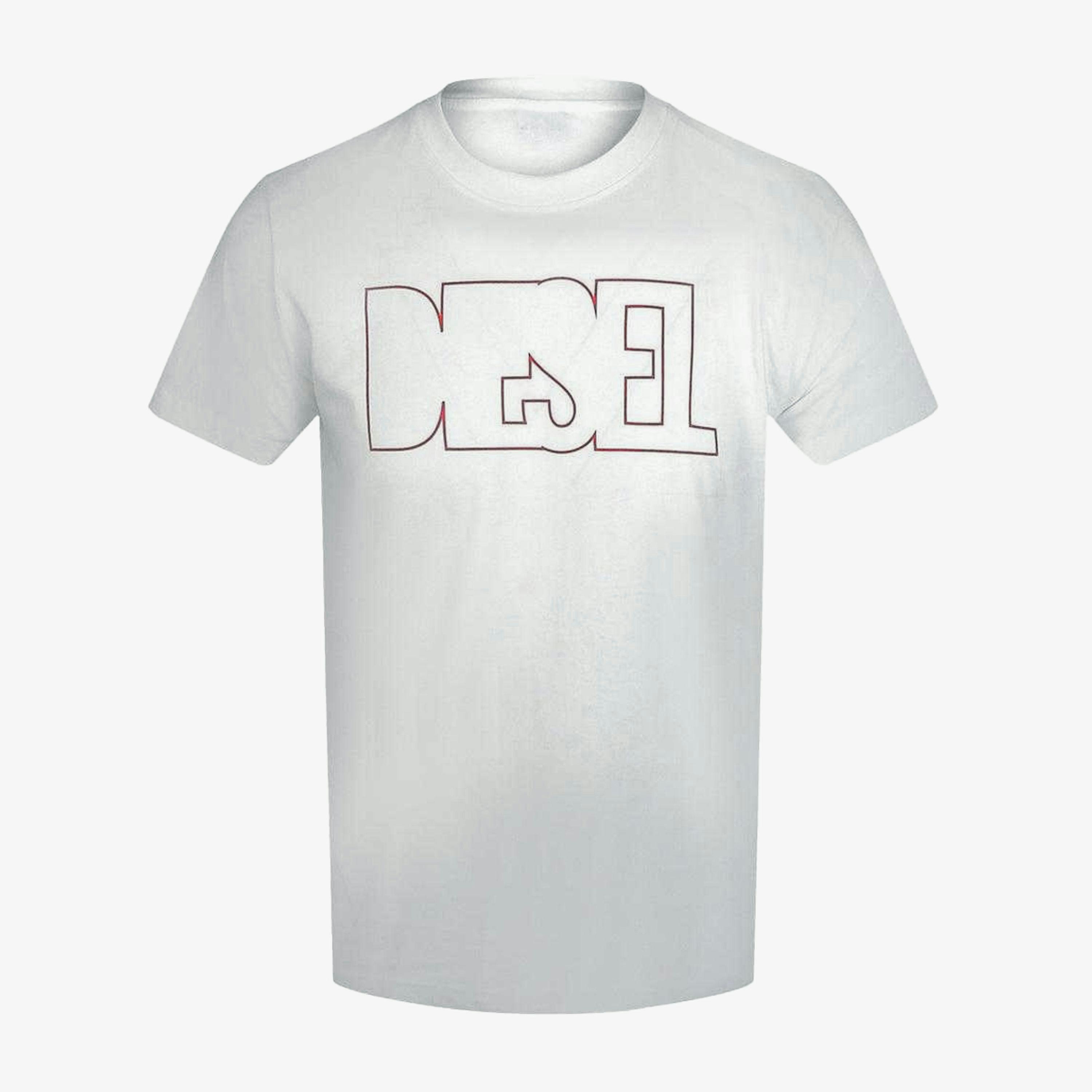 Diesel Unisex Adult Logo Outline T-Shirt , view 1 of 1