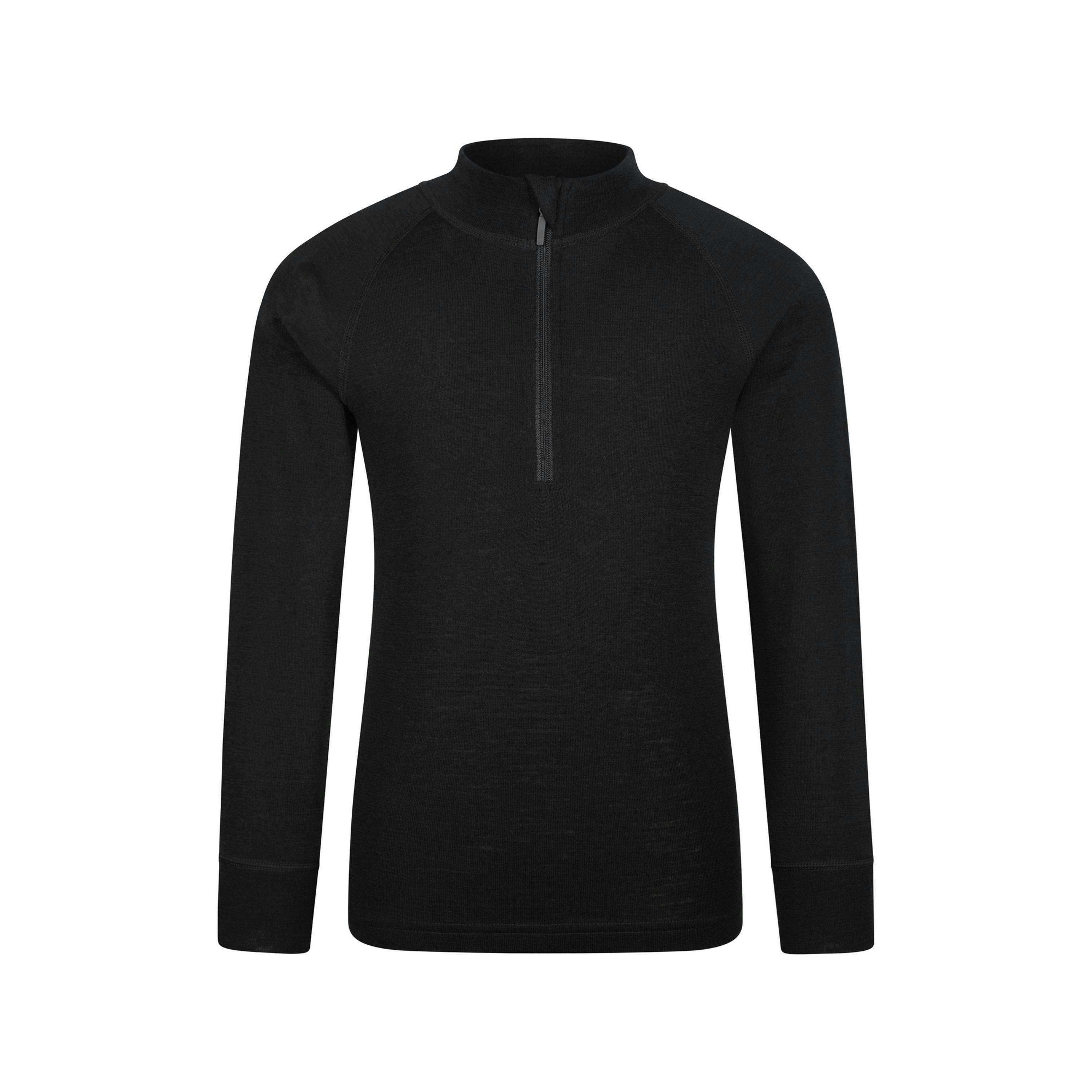 Mountain Warehouse Childrens/Kids Merino Blend Half Zip Base Layer Top , view 1 of 4