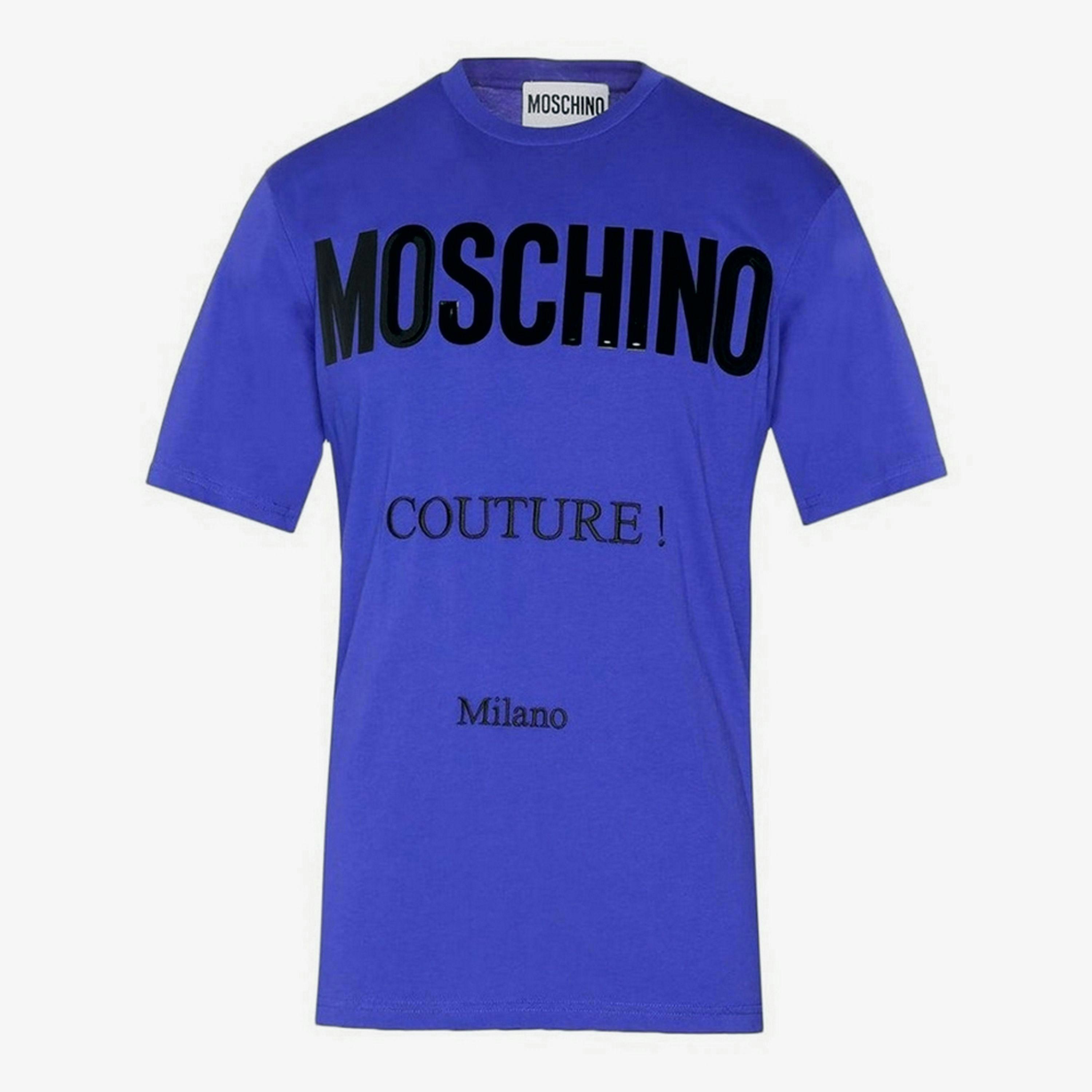 Moschino Mens Couture Gloss Logo T-Shirt , view 1 of 1