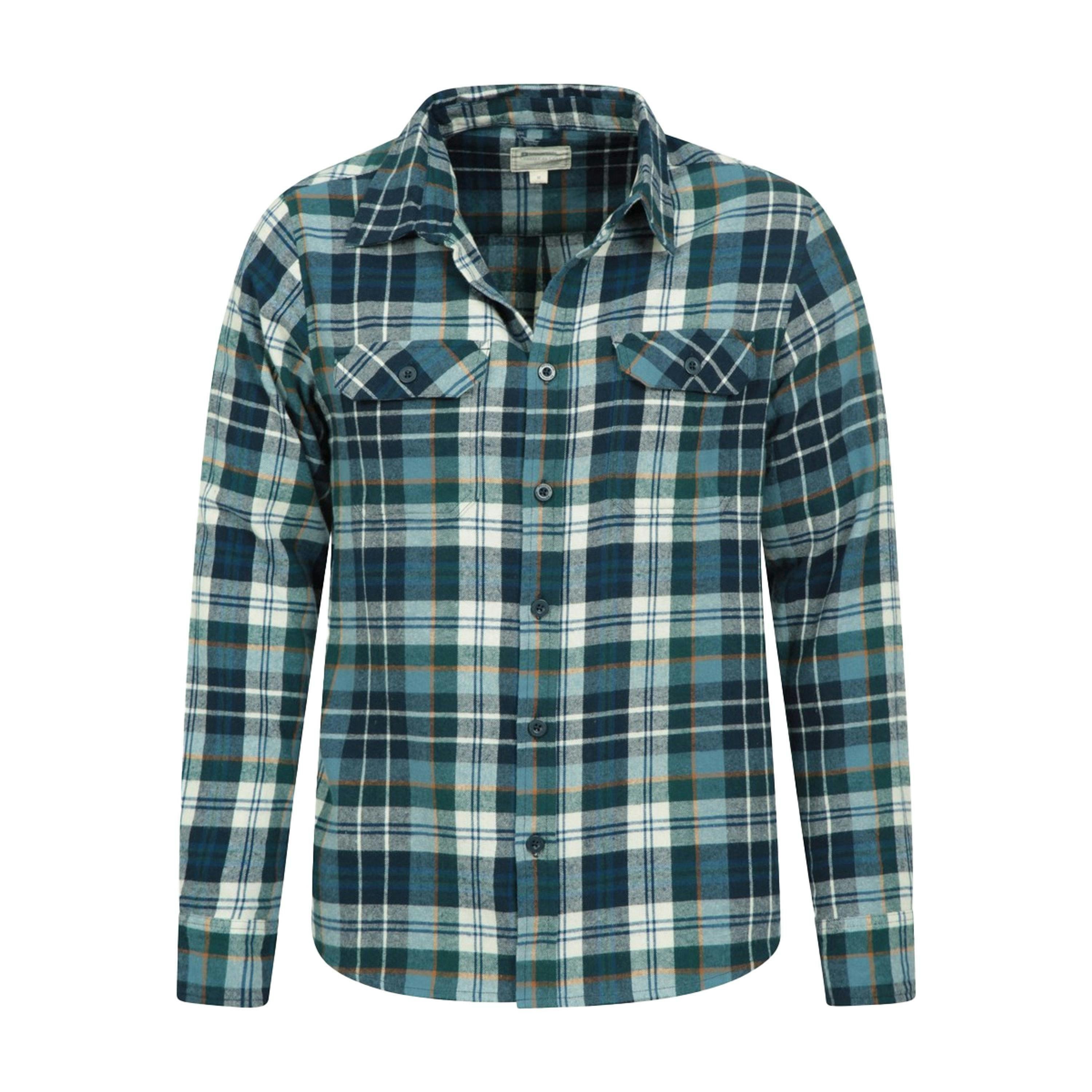 Mountain Warehouse Mens Trace Flannel Shirt (Pack Of 2) , view 3 of 5