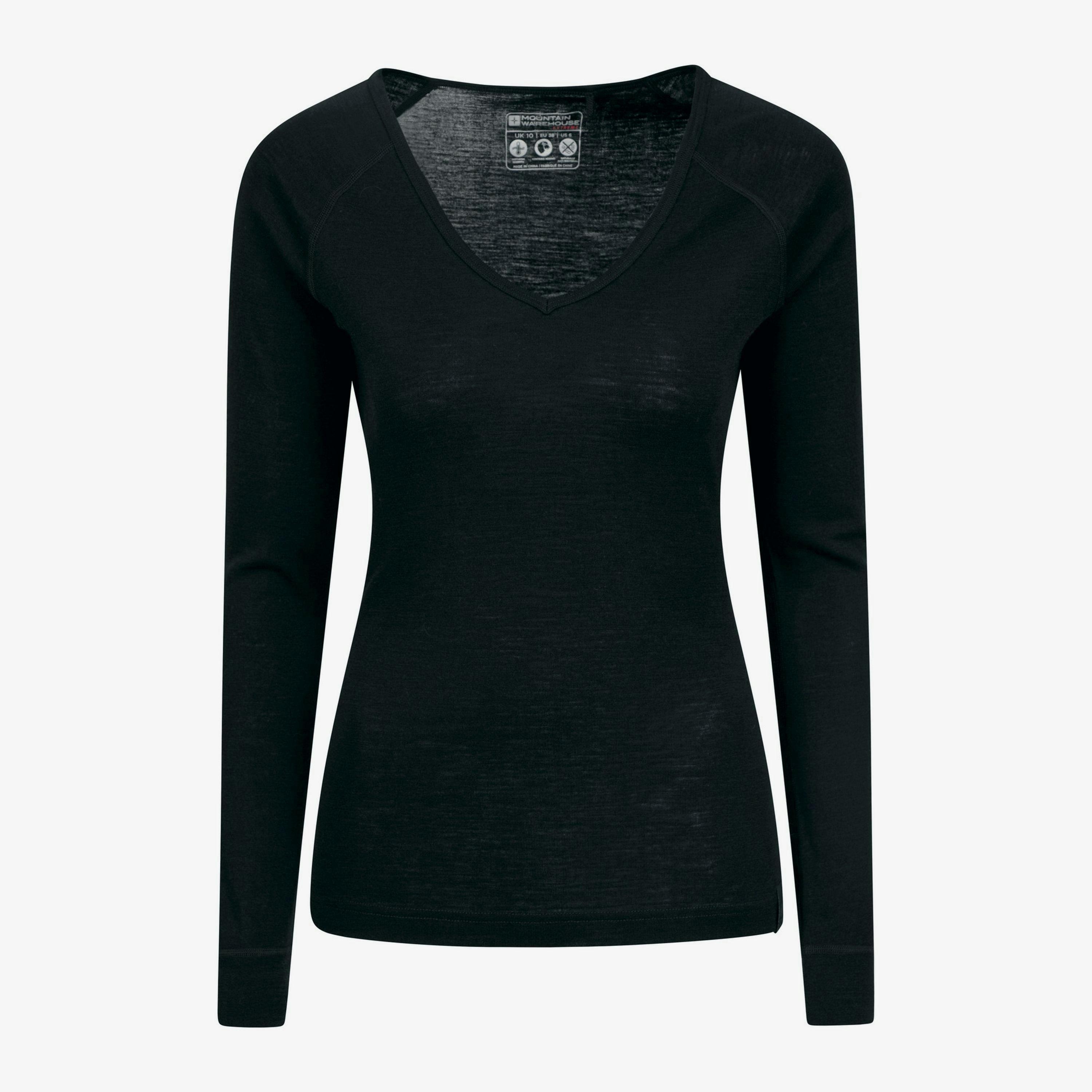 Mountain Warehouse Womens/Ladies Merino Wool V Neck Top , view 1 of 4