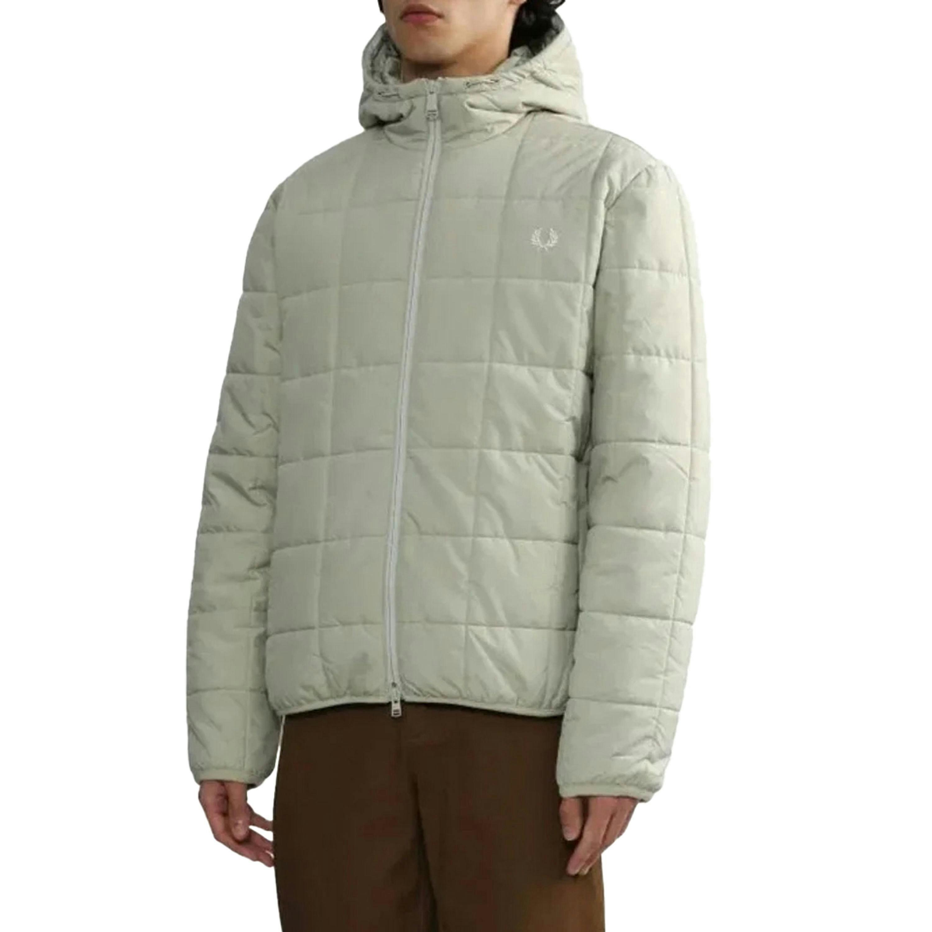 Fred Perry Mens Grid Insulated Padded Jacket , view 4 of 4