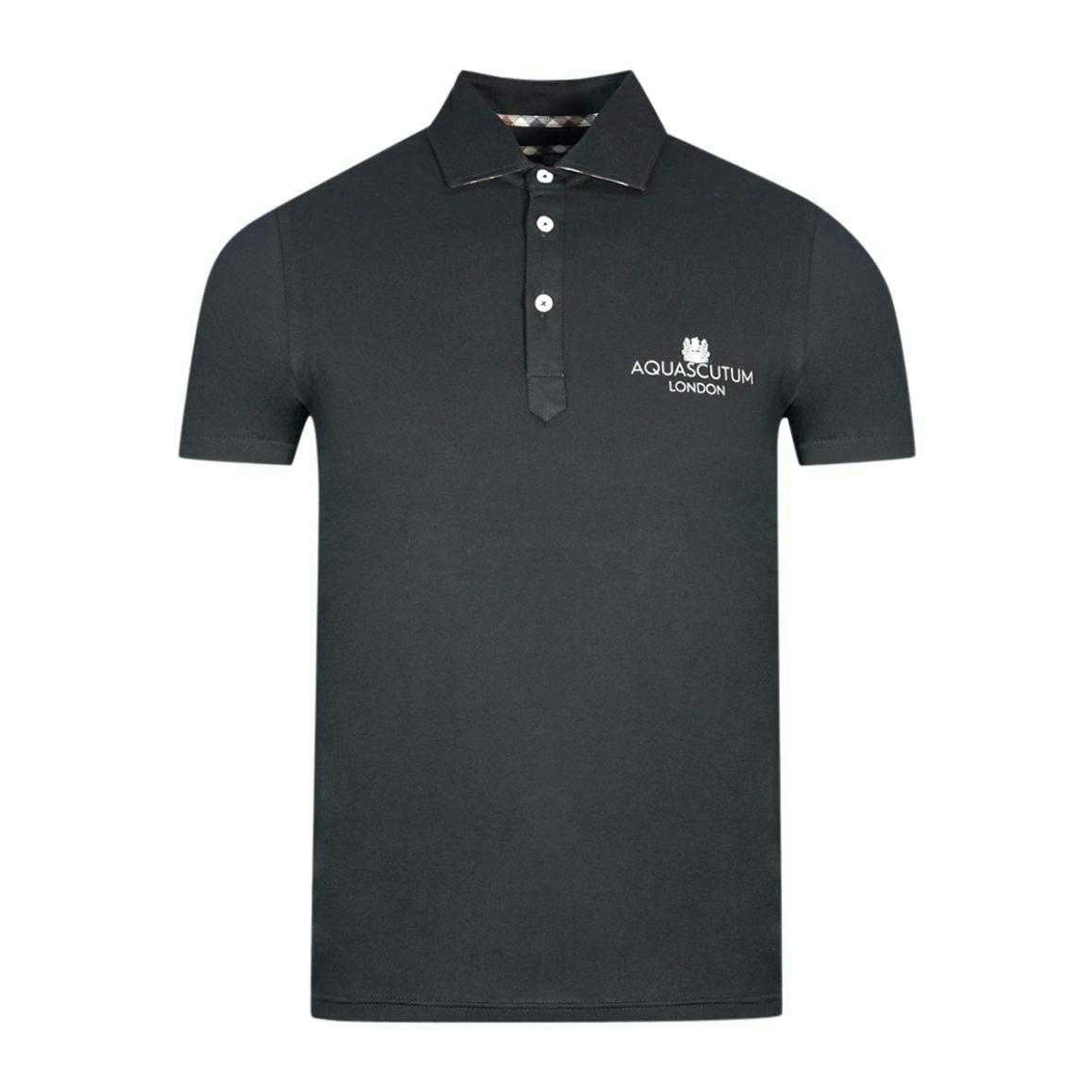 Aquascutum Unisex Adult London Bold Logo Polo Shirt , view 1 of 2