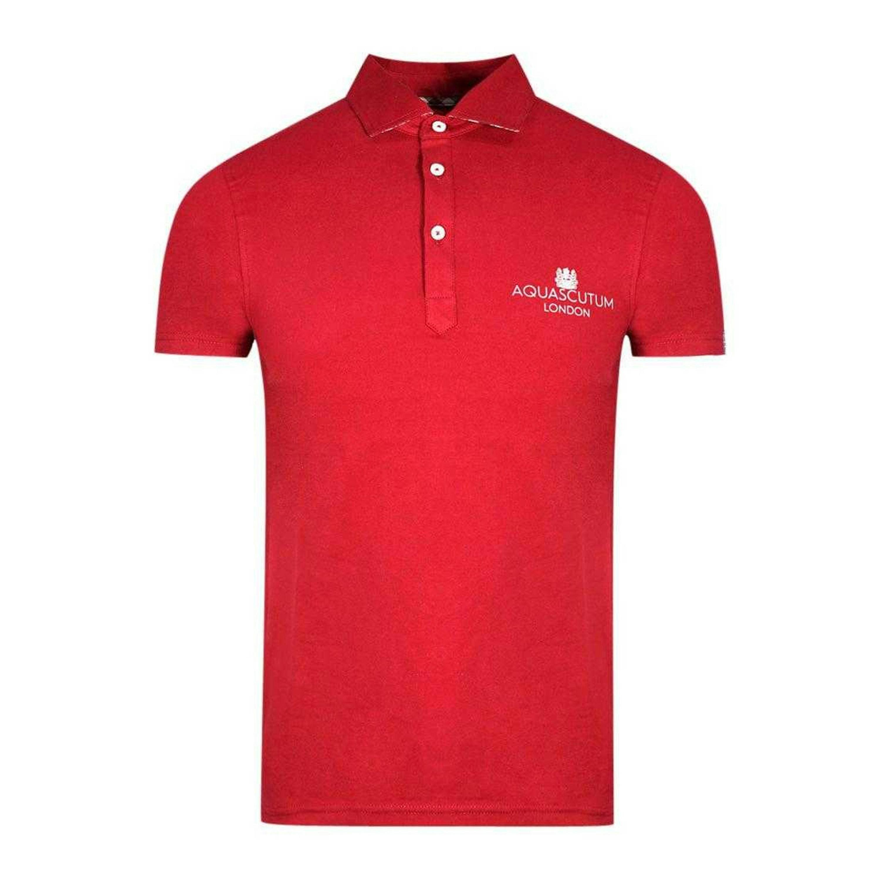Aquascutum Unisex Adult London Bold Logo Polo Shirt , view 1 of 2