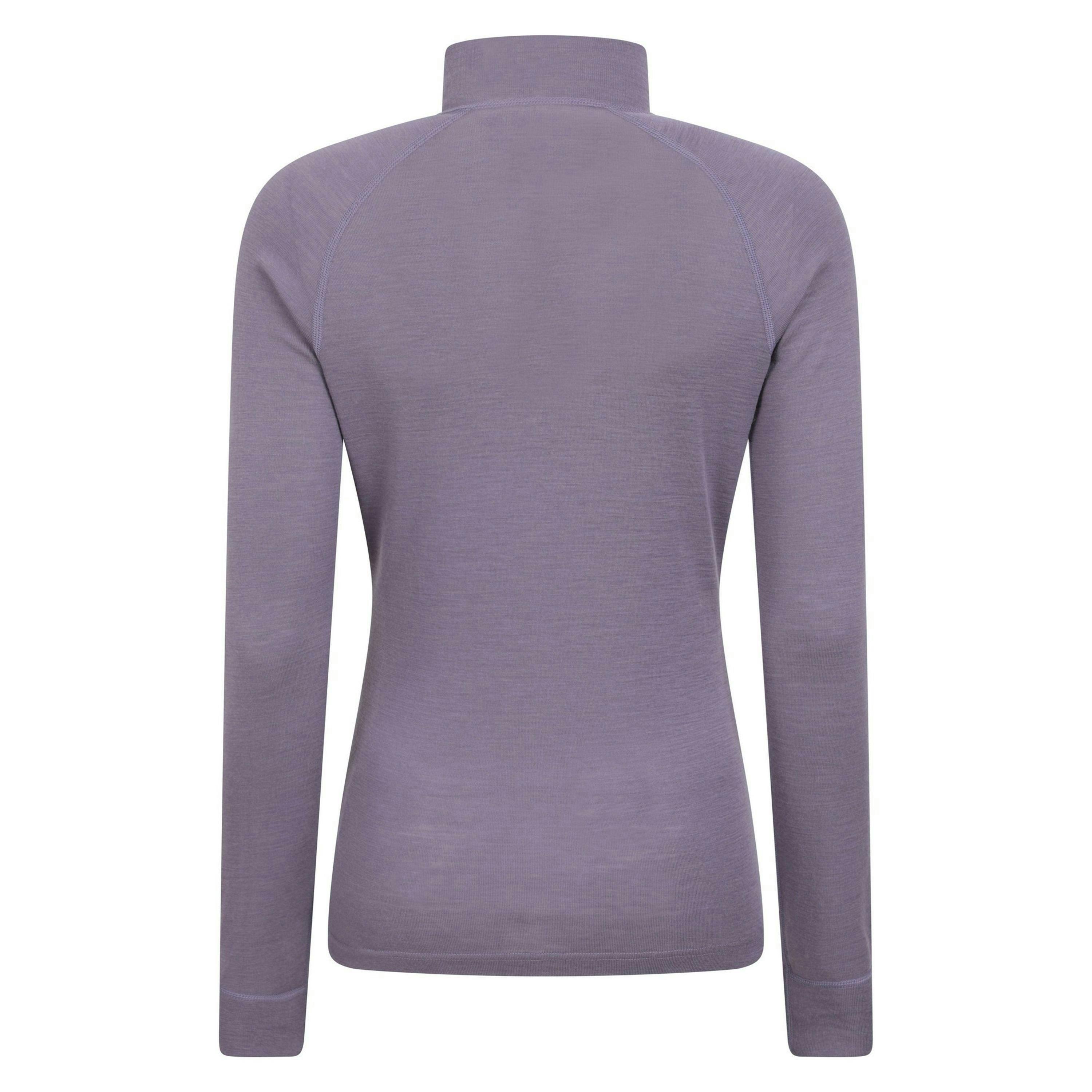 Mountain Warehouse Womens/Ladies Merino Wool Zip Neck Thermal Top , view 2 of 4