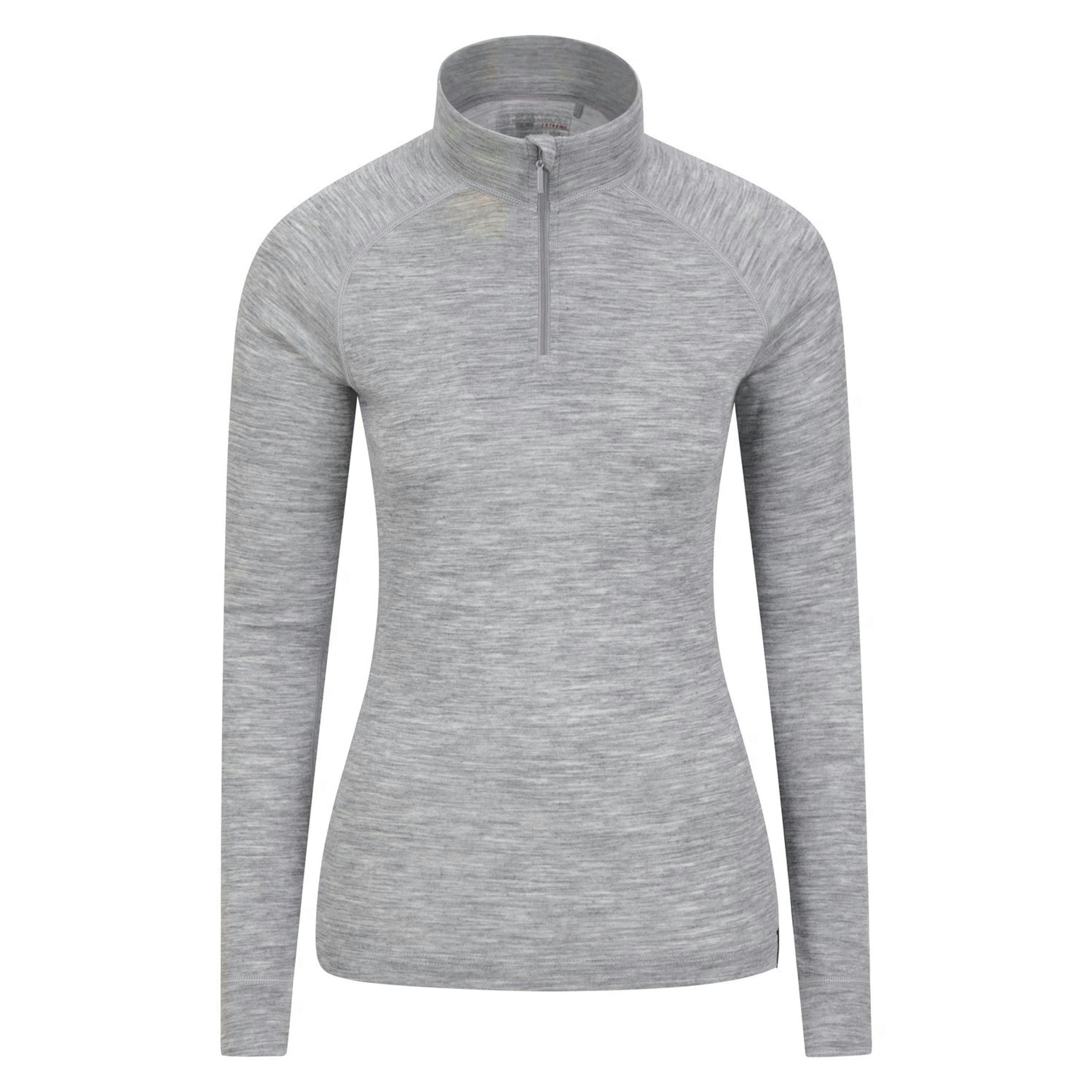 Mountain Warehouse Womens/Ladies Merino Wool Zip Neck Thermal Top , view 1 of 4