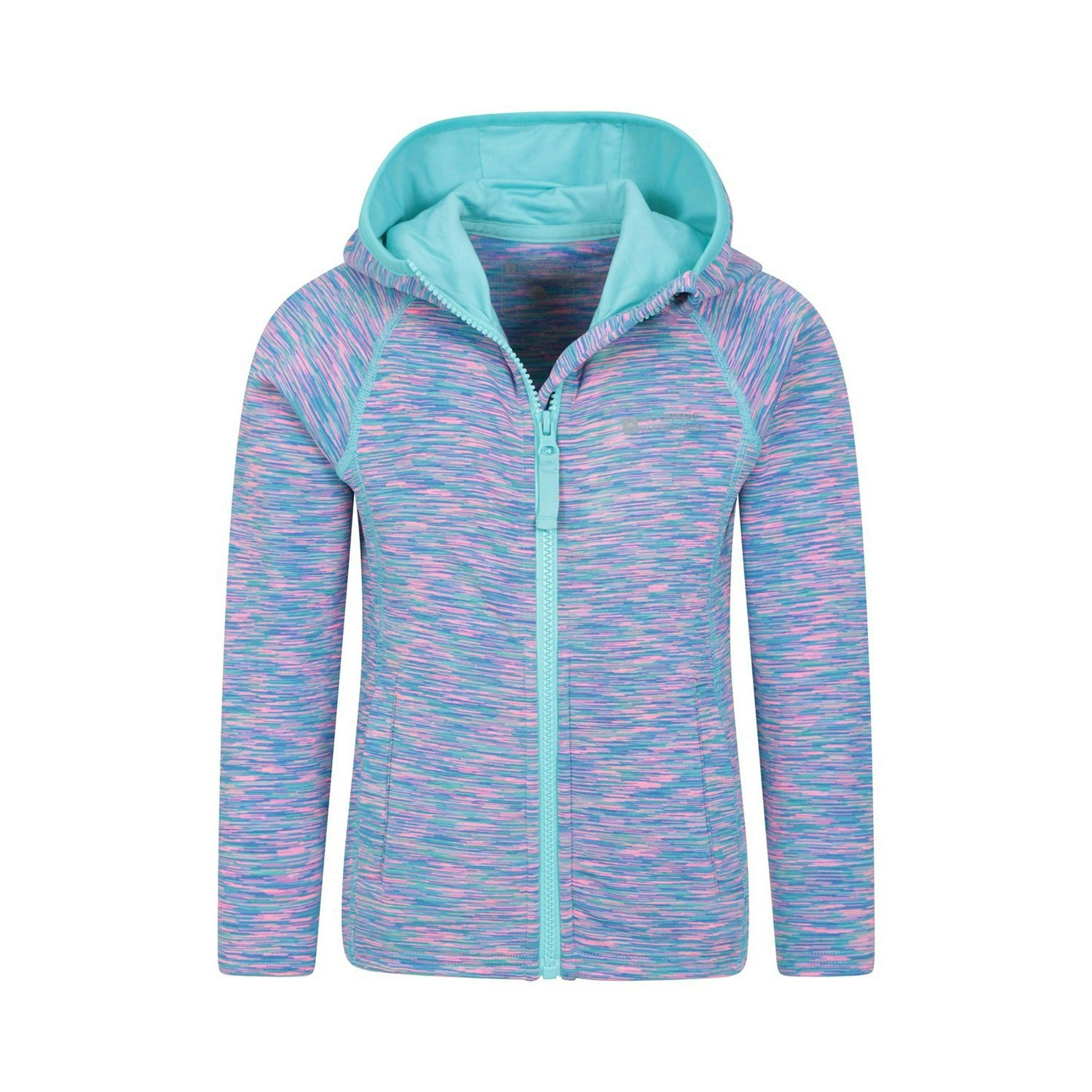 Mountain Warehouse Childrens/Kids Kayleigh II Stripe Full Zip Hoodie , view 3 of 5