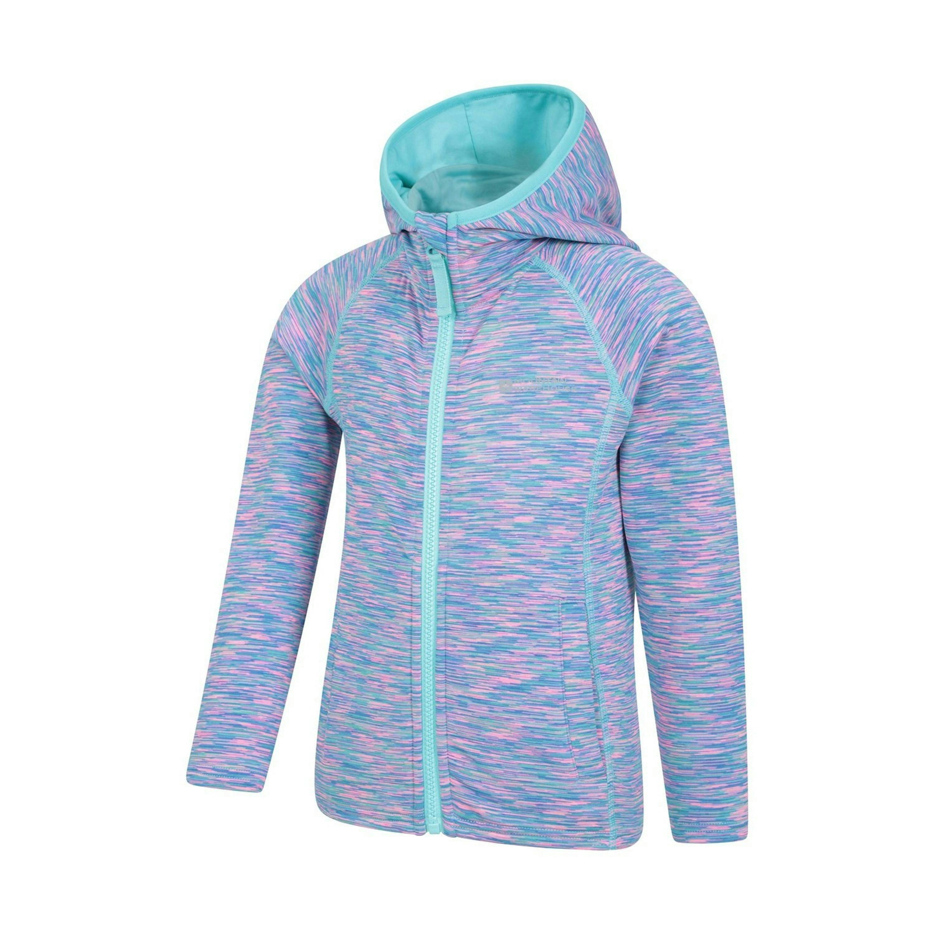 Mountain Warehouse Childrens/Kids Kayleigh II Stripe Full Zip Hoodie , view 4 of 5