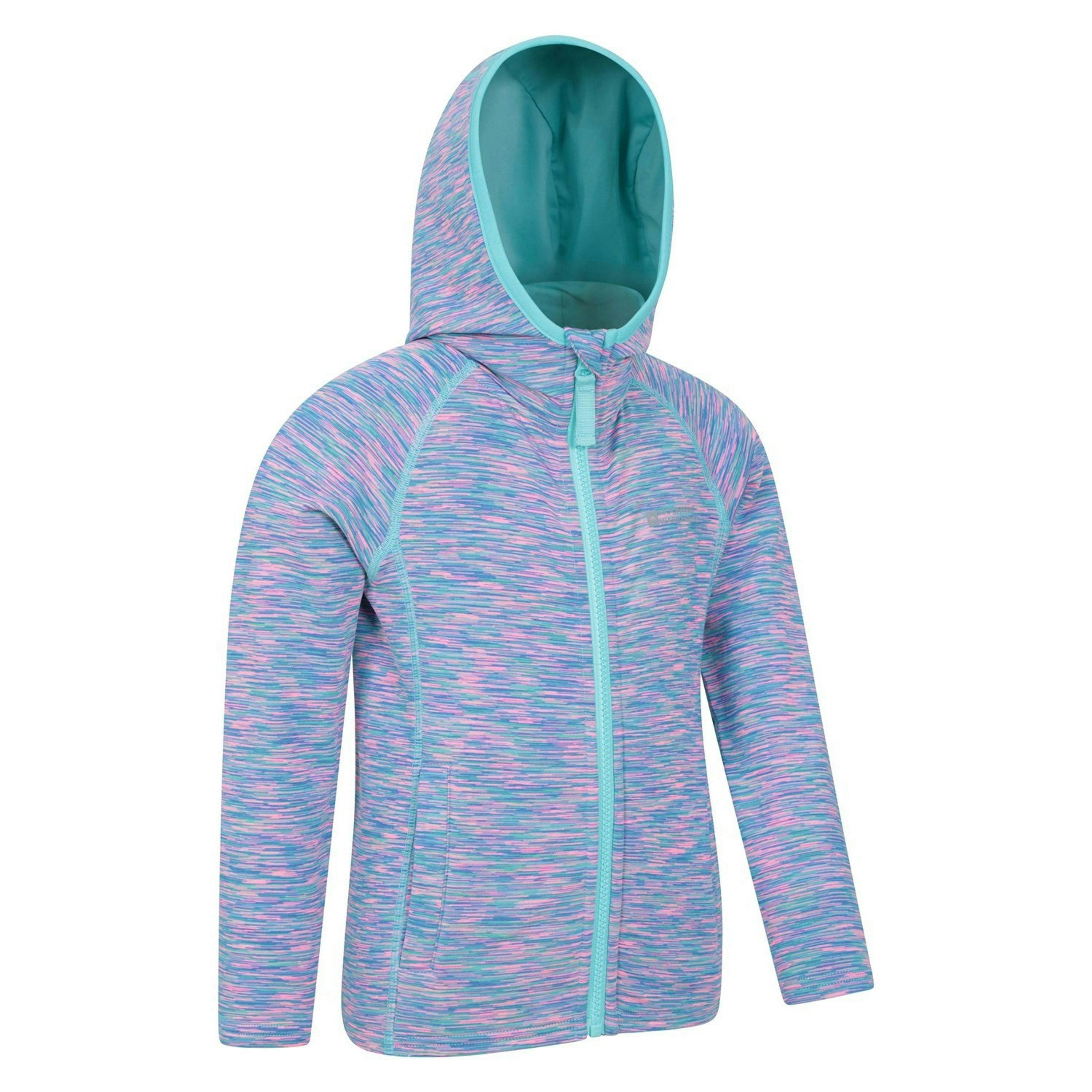 Mountain Warehouse Childrens/Kids Kayleigh II Stripe Full Zip Hoodie , view 5 of 5