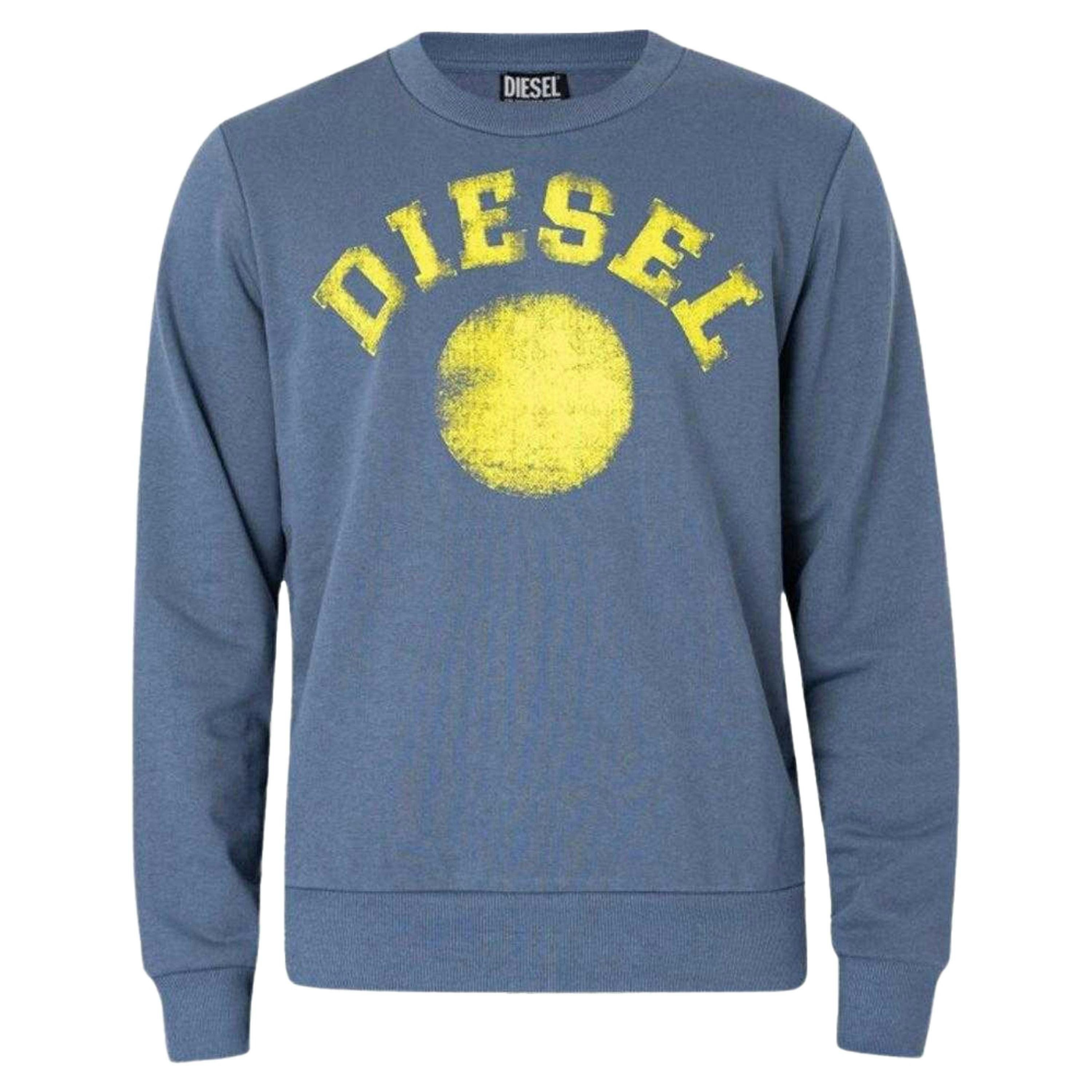Diesel Unisex Adult Distressed Dot Logo Sweatshirt , view 1 of 3