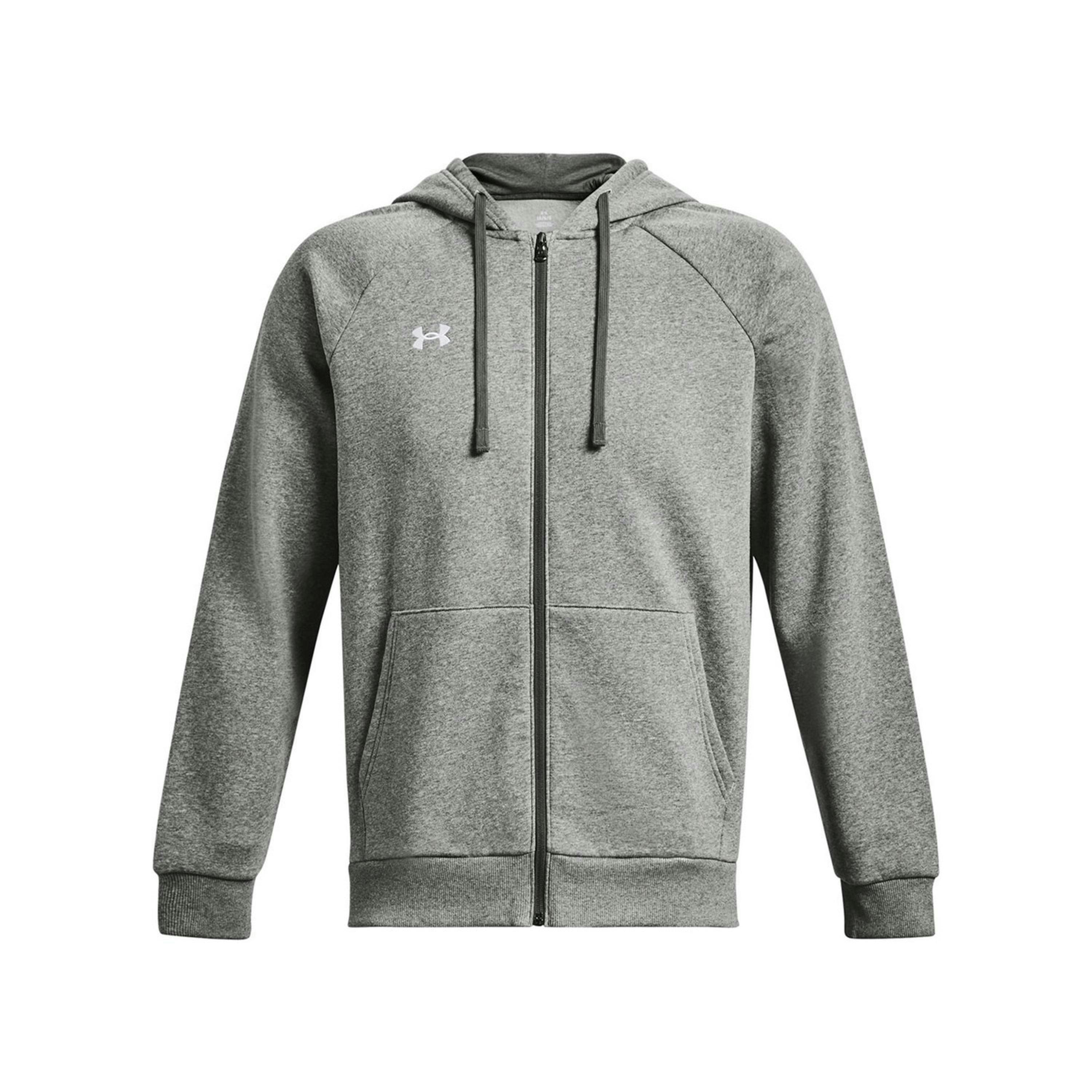 Under Armour Unisex Adult Rival Fleece Full Zip Hoodie , view 1 of 4