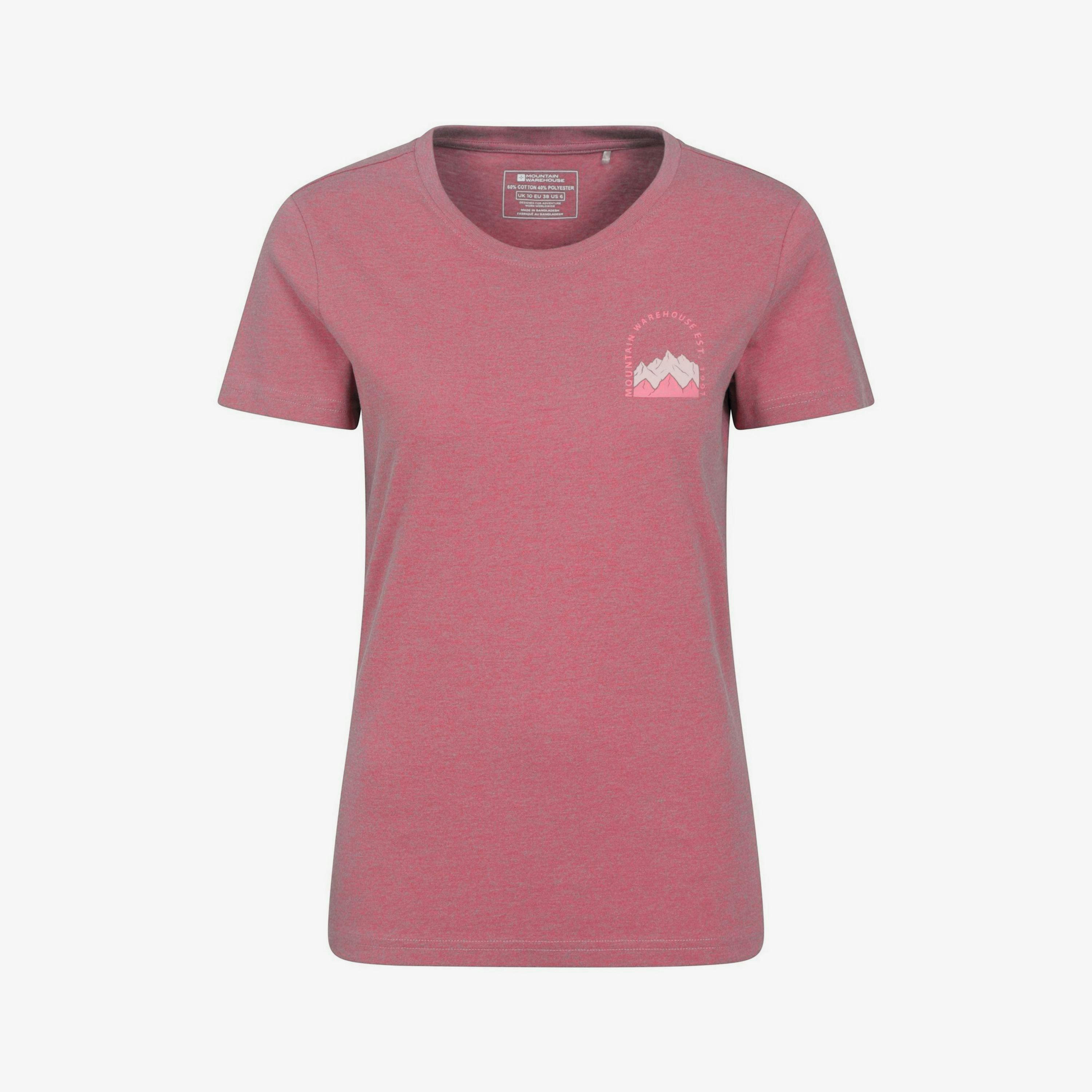 Mountain Warehouse Womens/Ladies Mountain Scene Organic T-Shirt , view 1 of 3