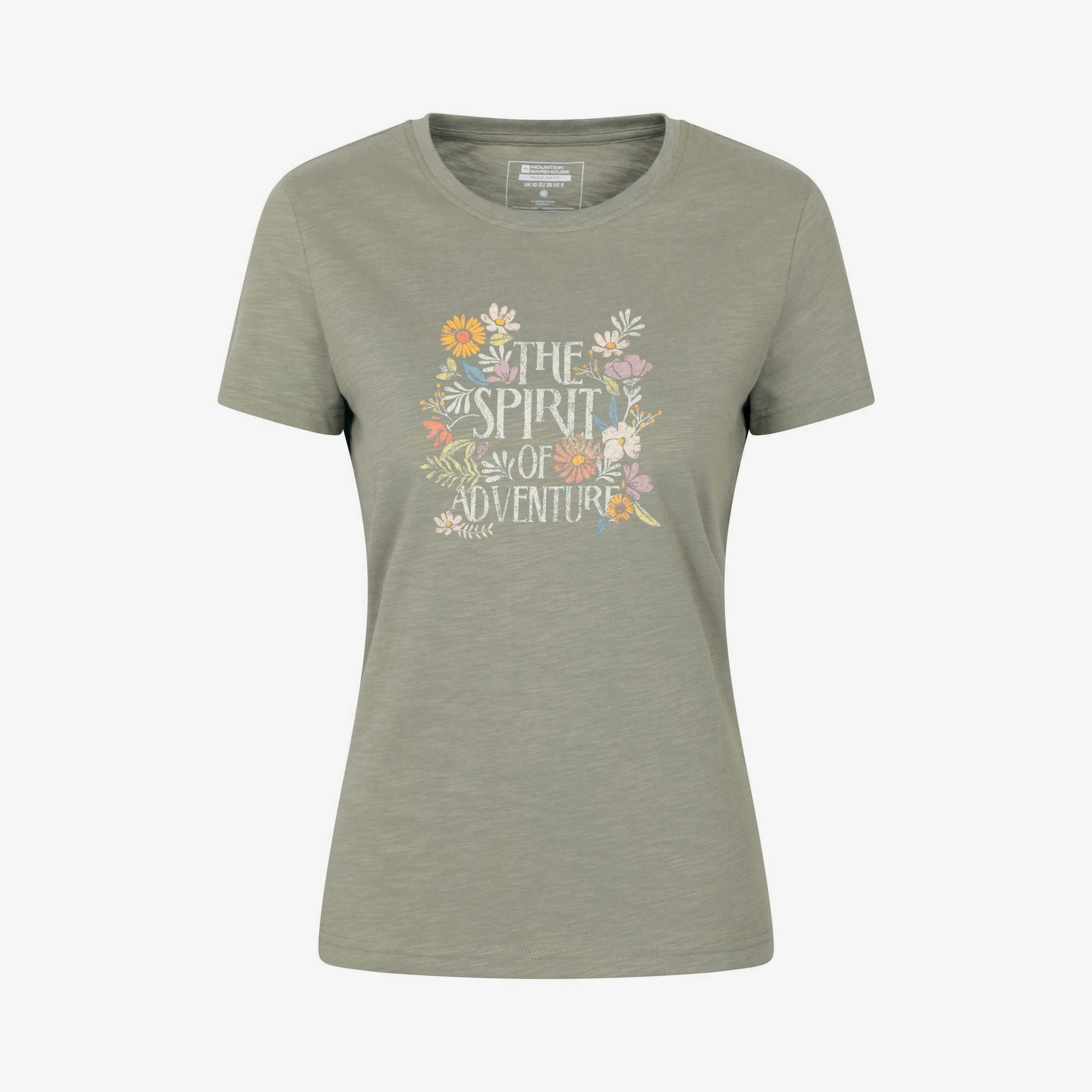 Mountain Warehouse Womens/Ladies Spirit Of Adventure Printed T-Shirt , view 1 of 1