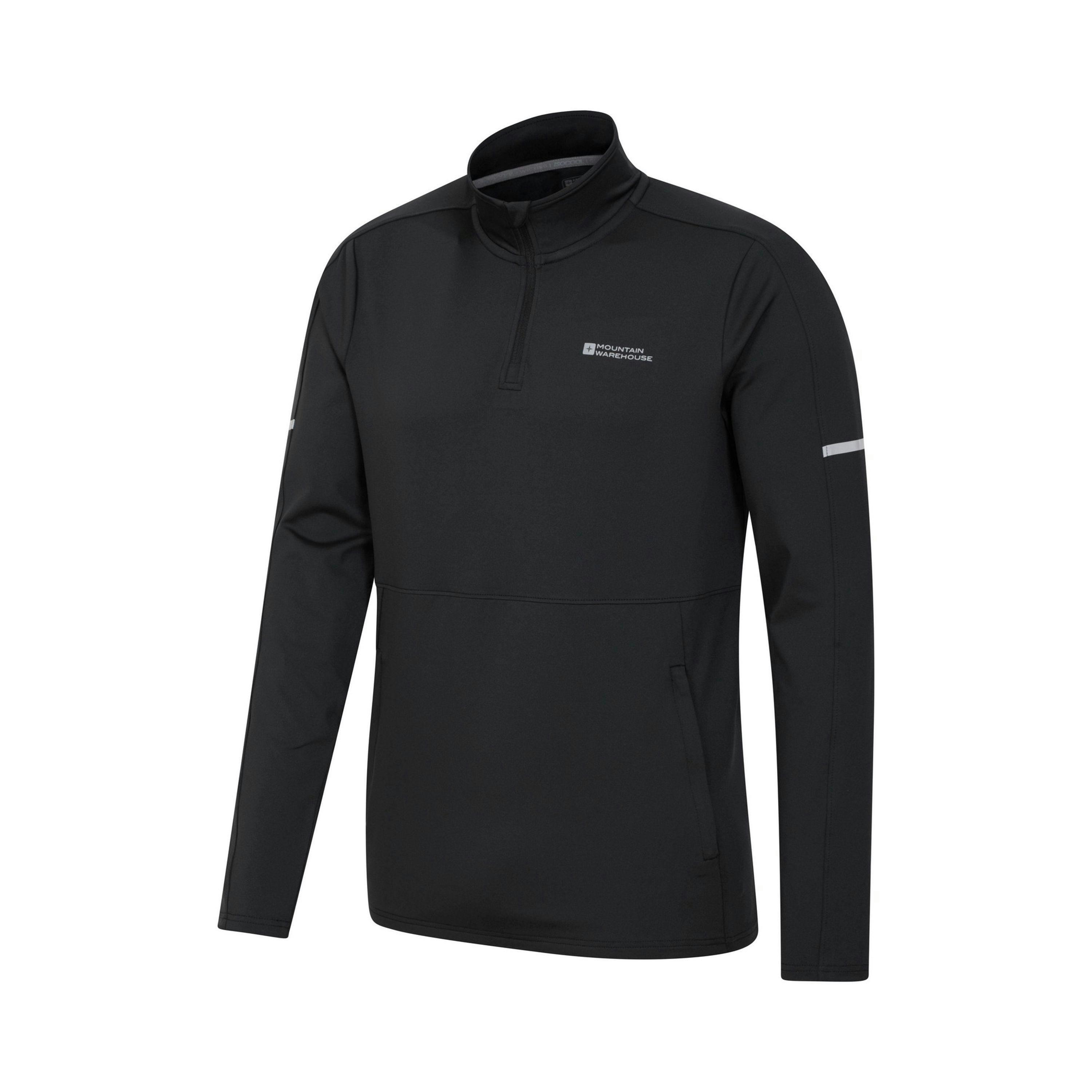 Mountain Warehouse Mens Core Recycled Half Zip Midlayer , view 2 of 4