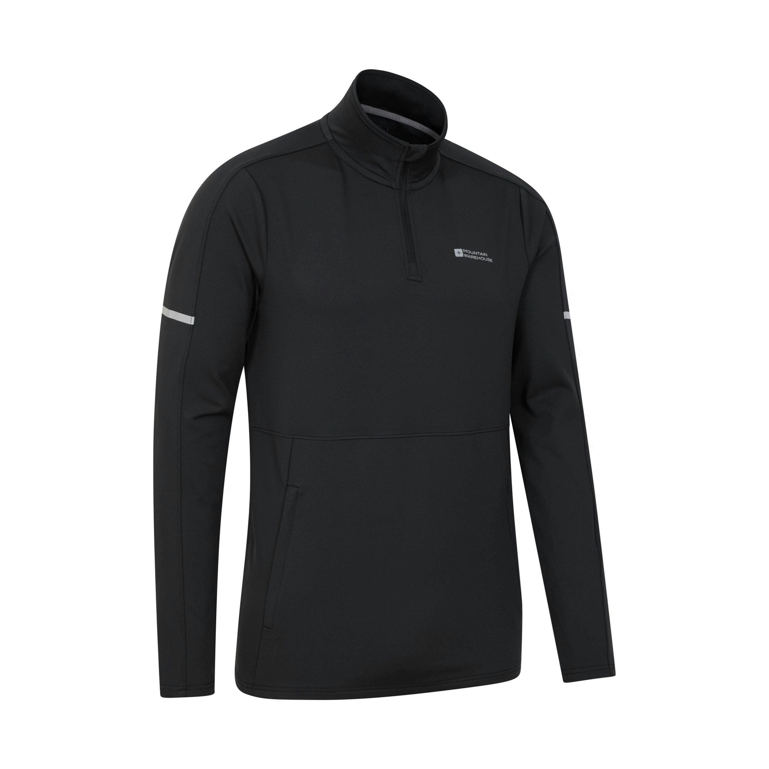 Mountain Warehouse Mens Core Recycled Half Zip Midlayer , view 3 of 4