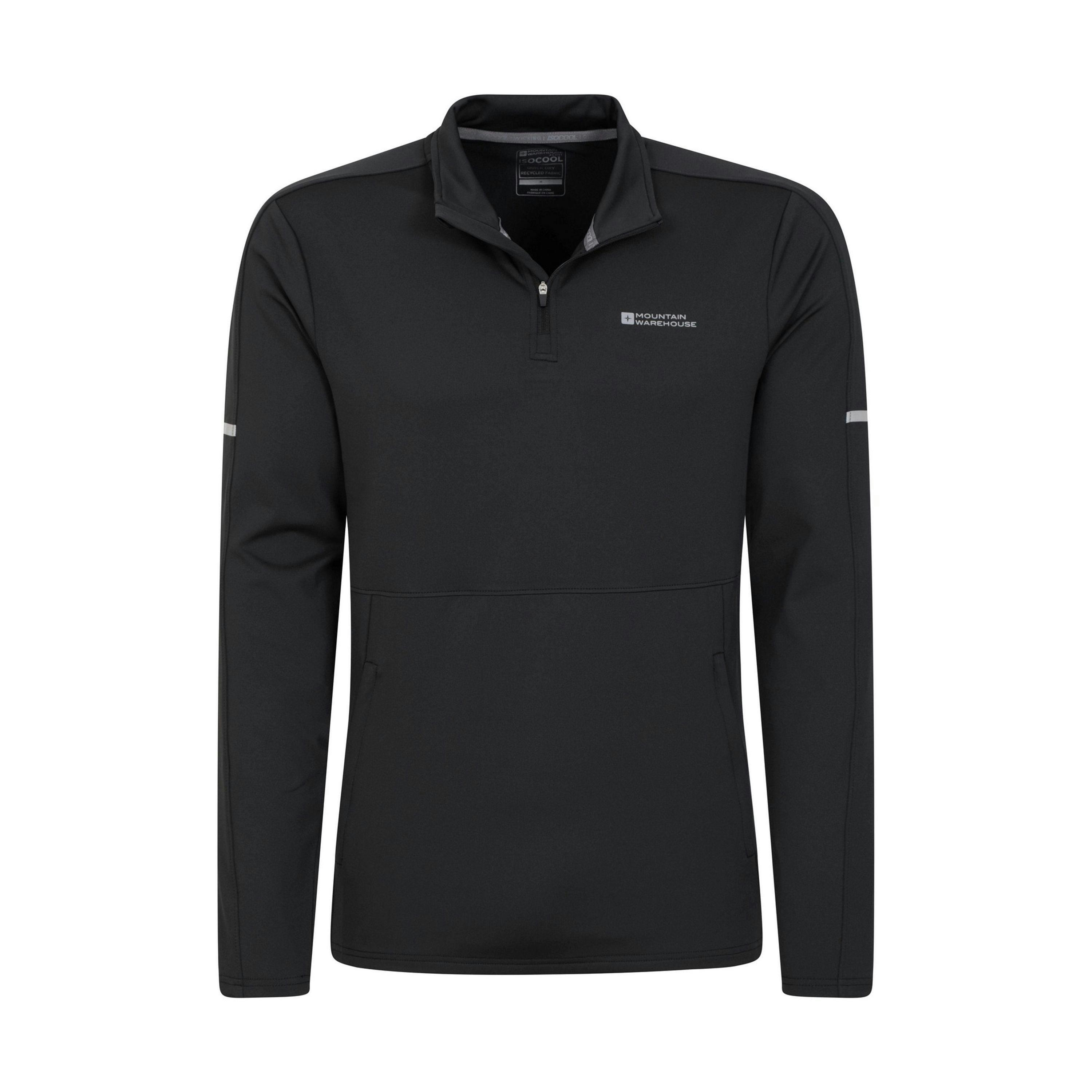 Mountain Warehouse Mens Core Recycled Half Zip Midlayer , view 4 of 4