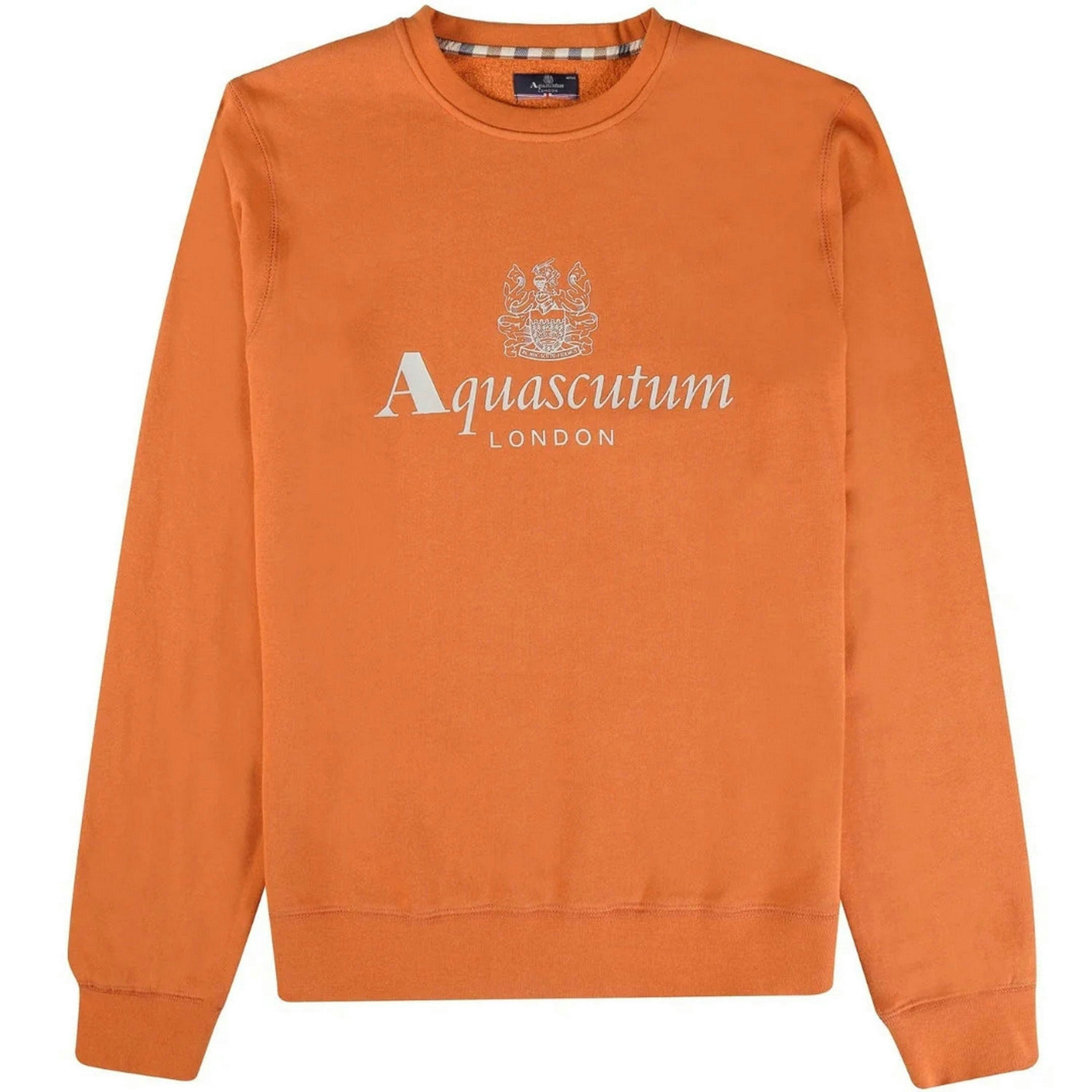 Aquascutum Mens Big Logo Active Sweatshirt , view 1 of 2