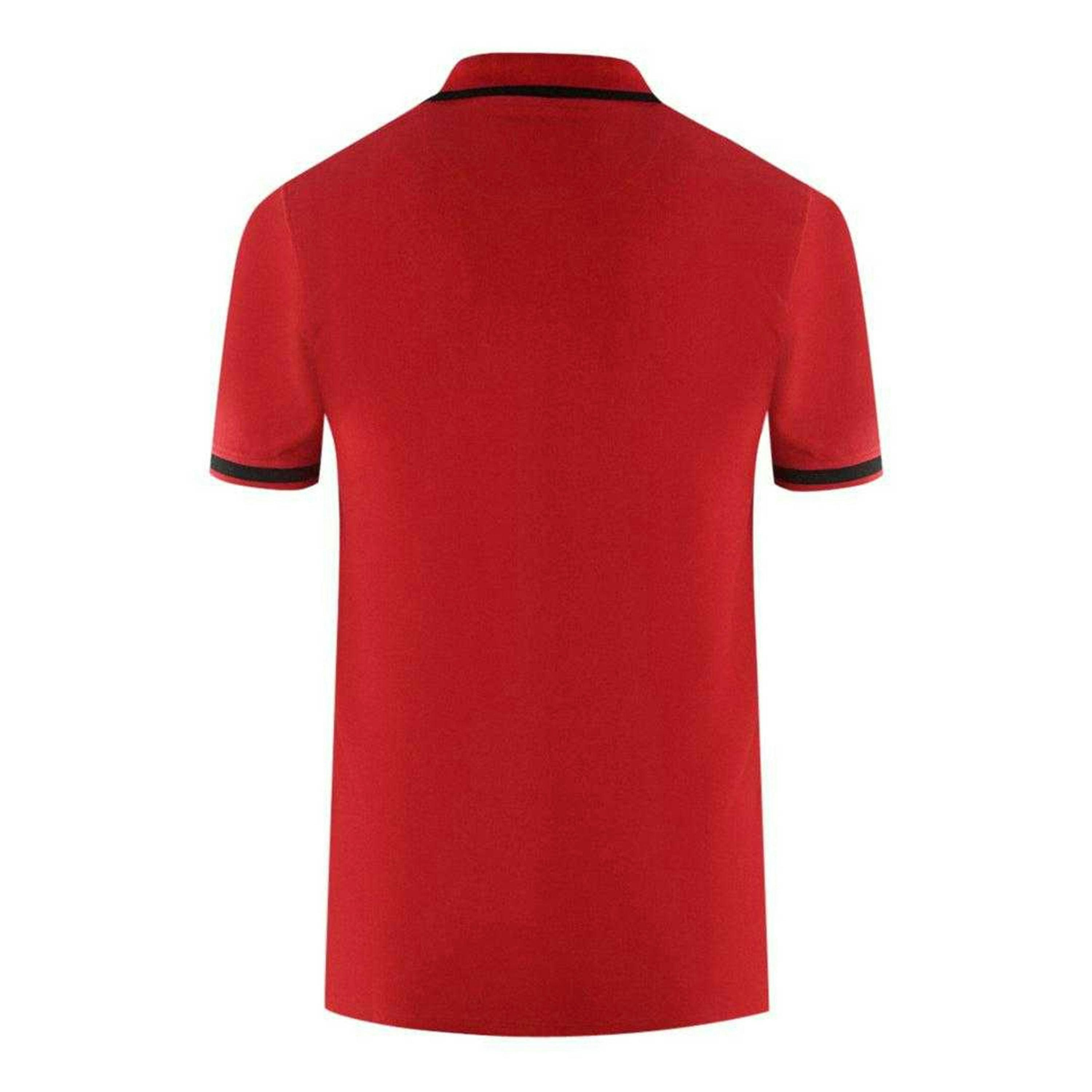 Aquascutum Unisex Adult AQ 1851 Embroidered Tipped Polo Shirt , view 2 of 3