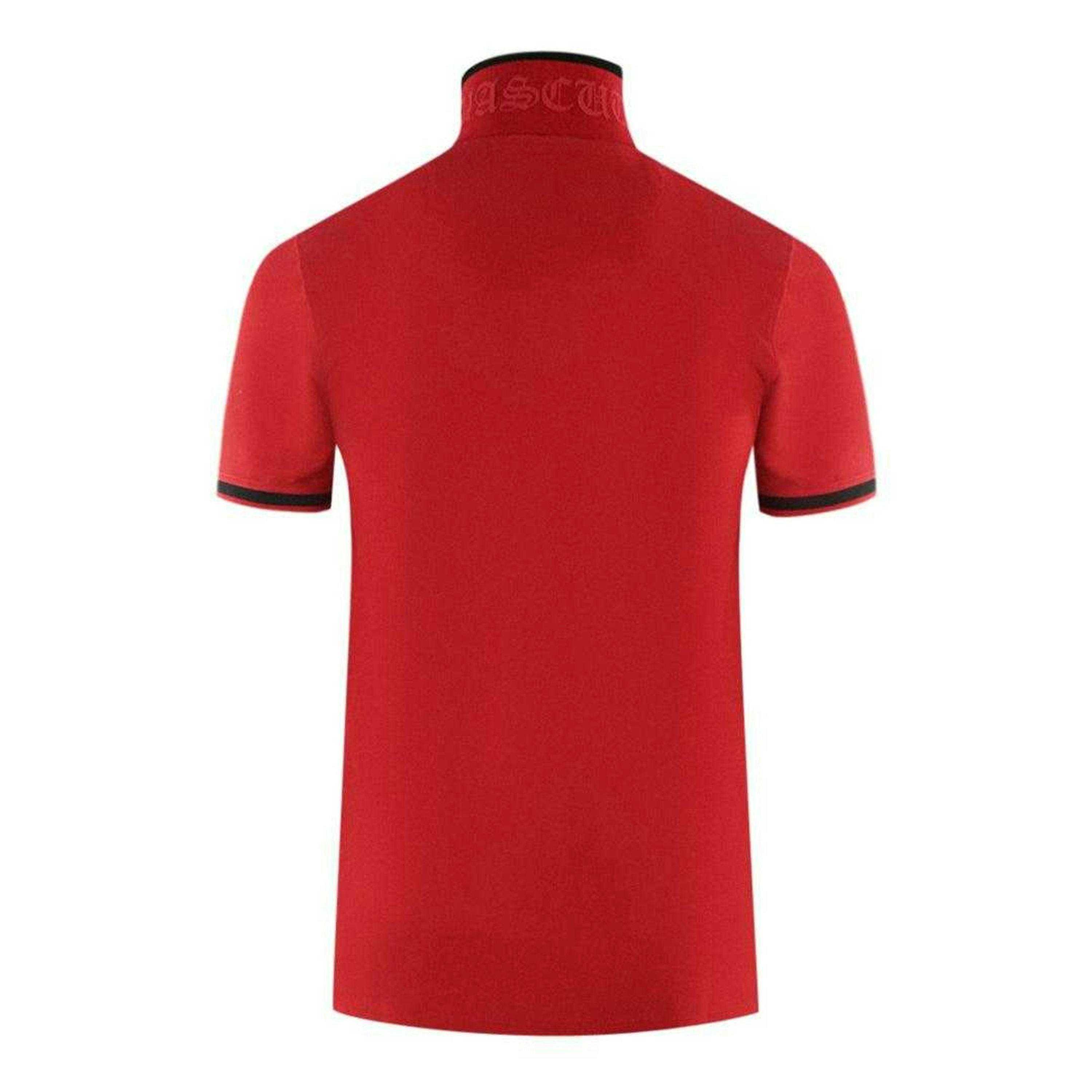 Aquascutum Unisex Adult AQ 1851 Embroidered Tipped Polo Shirt , view 3 of 3