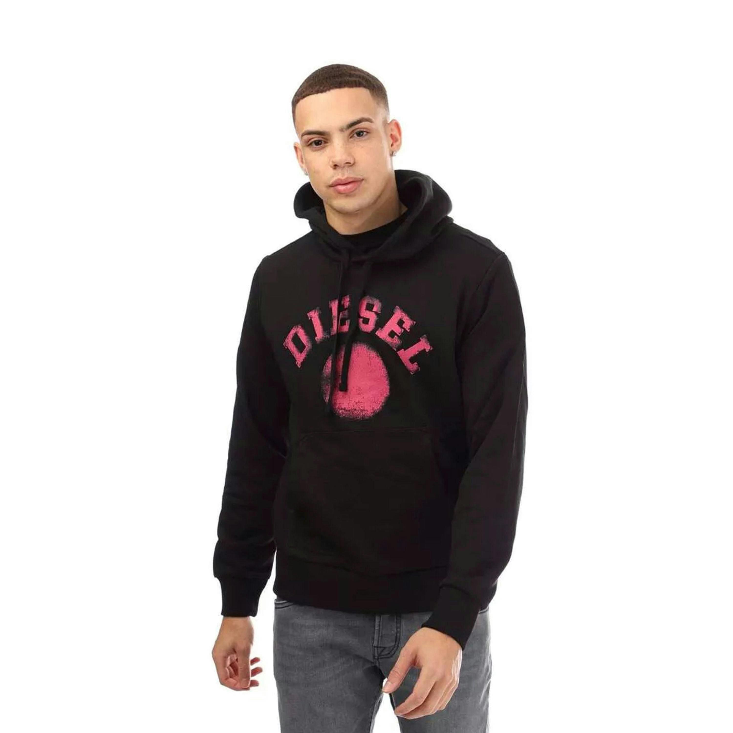 Diesel Mens Distorted Hoodie , view 3 of 4