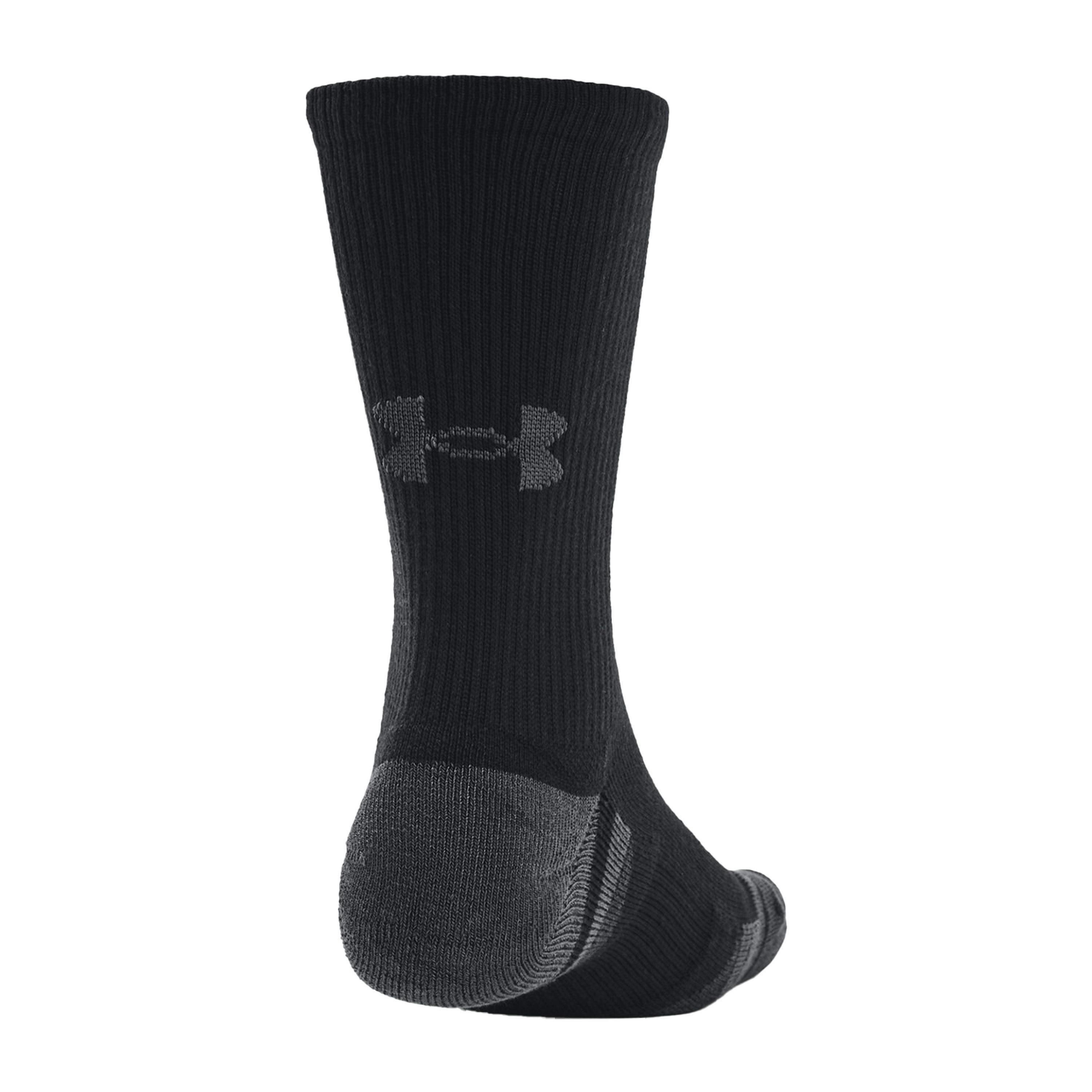 Under Armour Unisex Adult Performance Tech Crew Socks (Pack of 3) , view 2 of 4