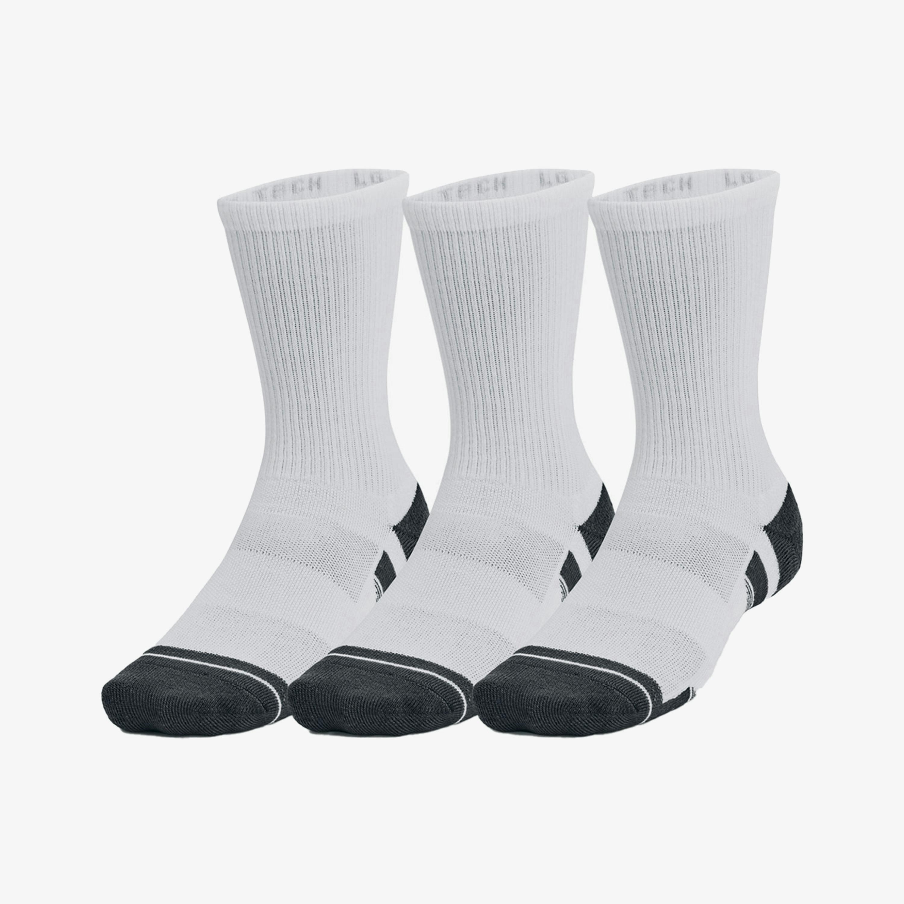 Under Armour Unisex Adult Performance Tech Crew Socks (Pack of 3) , view 1 of 1