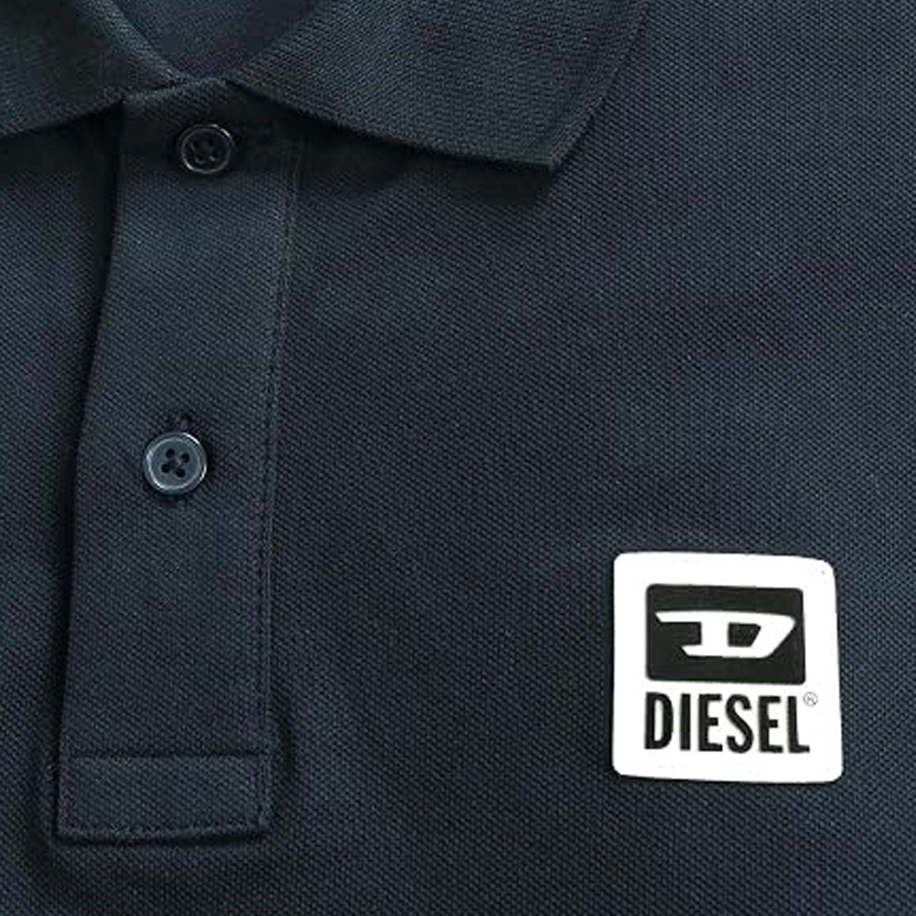 Diesel Mens Total Eclipse Small Logo Polo Shirt , view 3 of 4